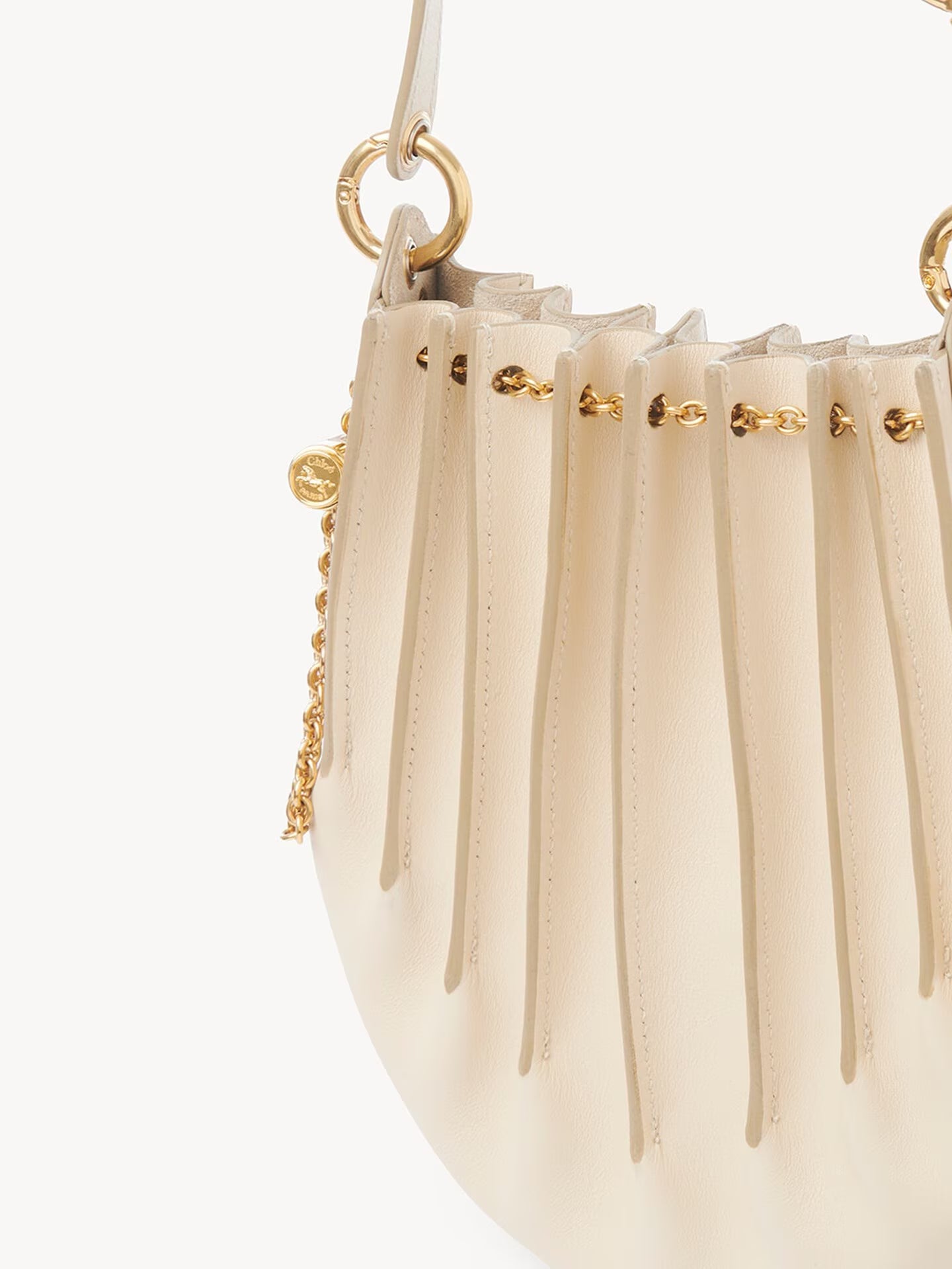 SAC BANDOULIÈRE SEA TREASURES EN CUIR LISSE