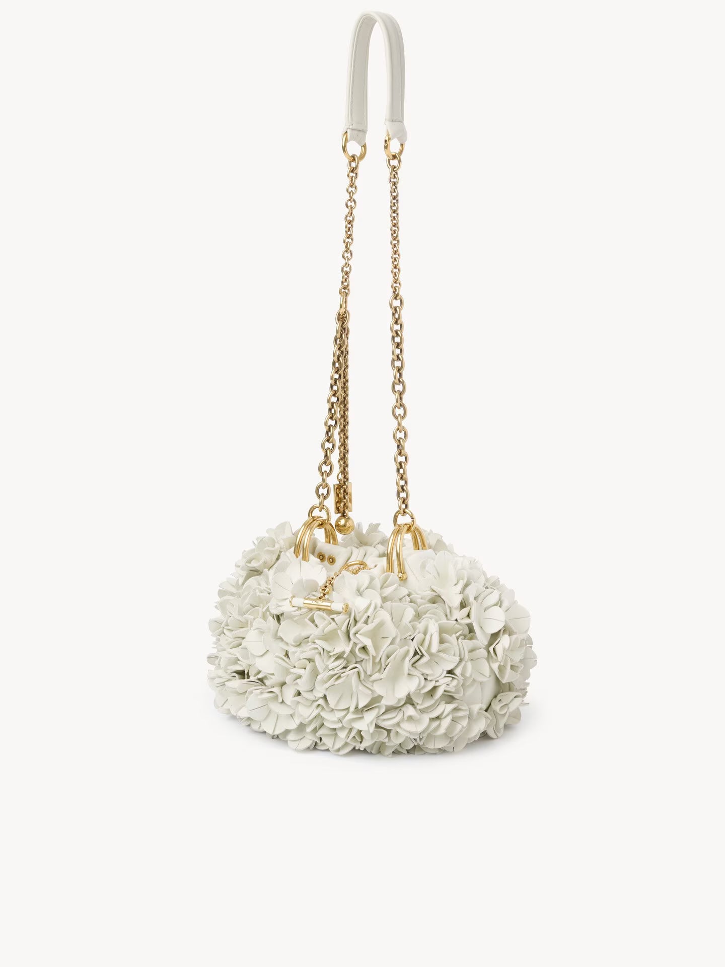 SAC CHAÎNE PORTÉ ÉPAULE CHLOÉ PLISSÉ EN CUIR PLISSÉ