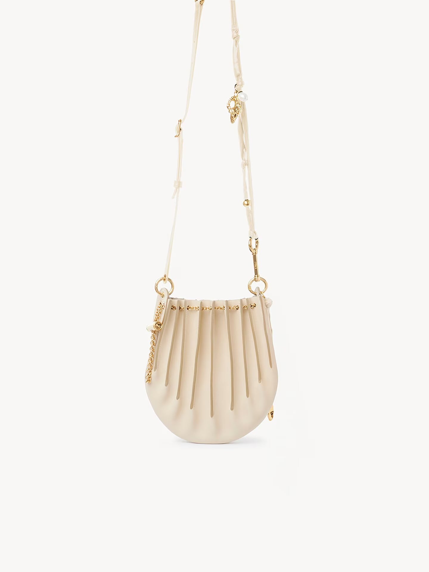 SAC BANDOULIÈRE SEA TREASURES EN CUIR LISSE