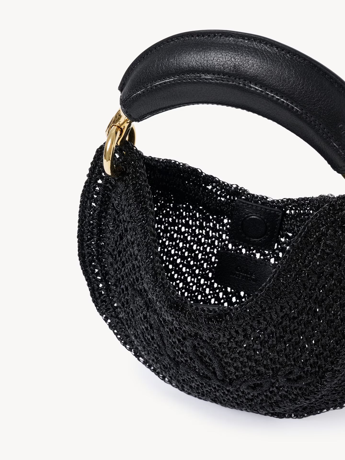 MINI SAC HOBO SUMMER BANANA EN CROCHET SCINTILLANT