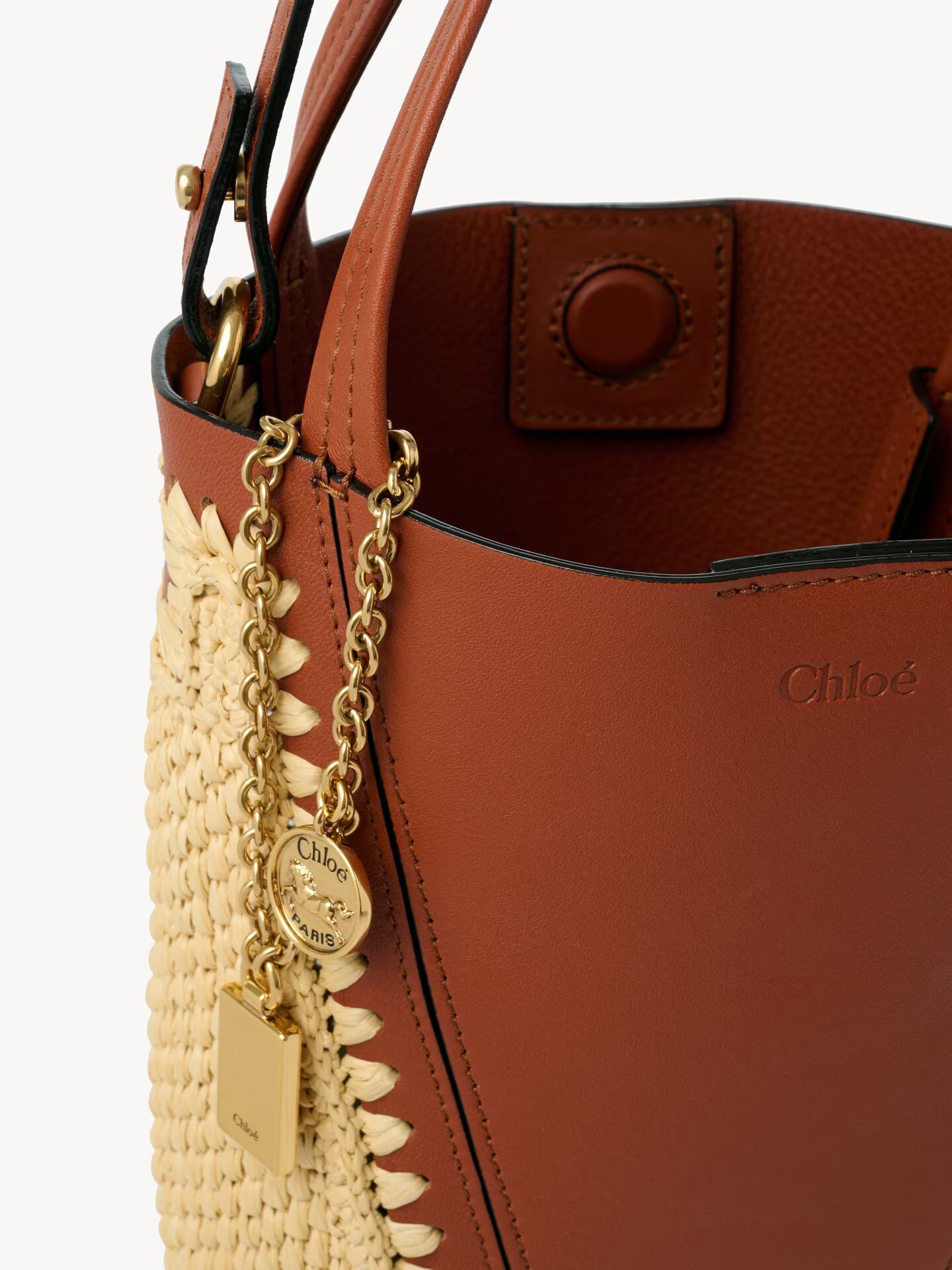 LARGE SAC CABAS CHLOÉ SPIN EN SHEARLING