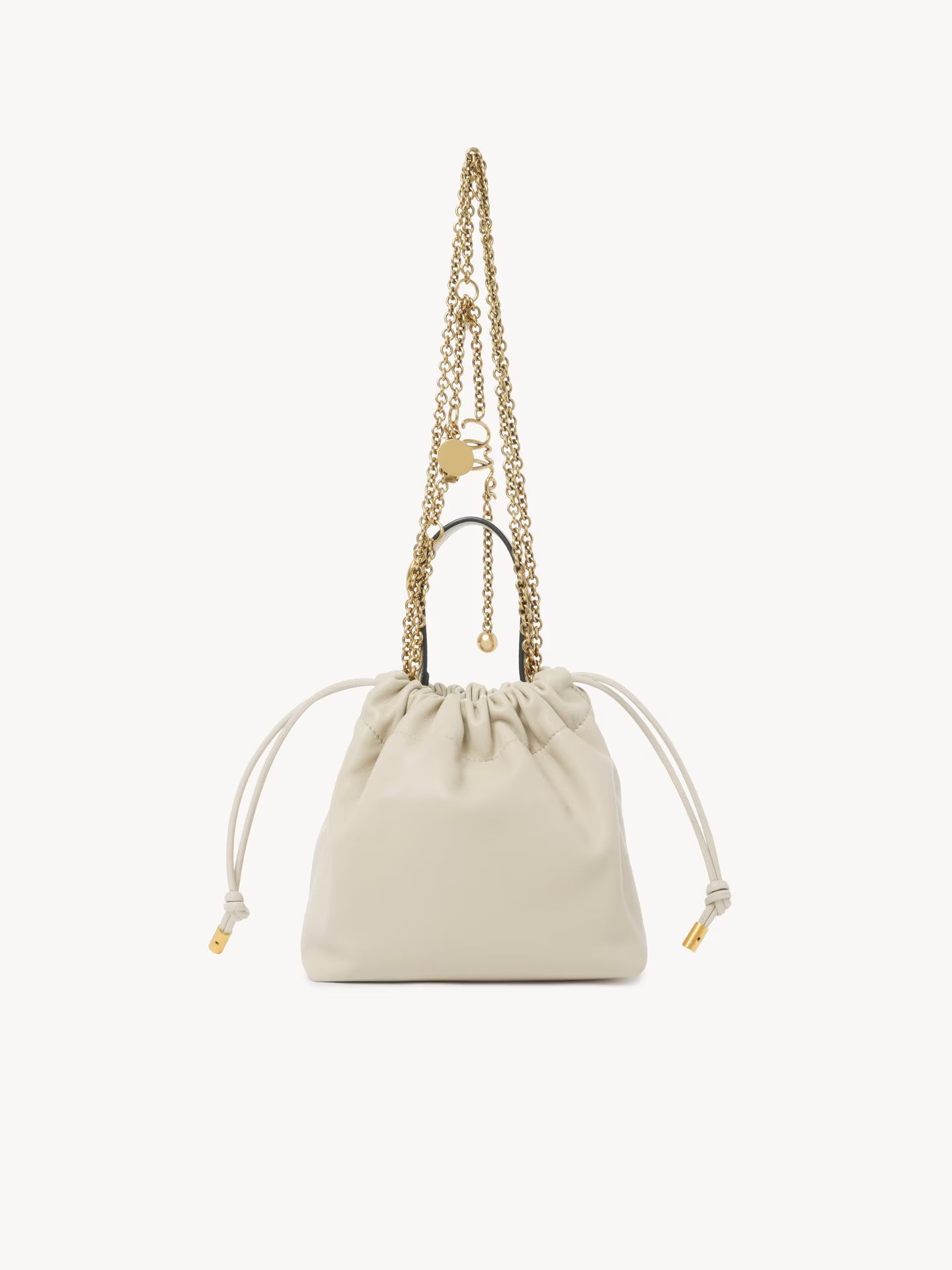 MINI SAC CHAÎNE PORTÉ ÉPAULE CHLOÉ ICONS EN CUIR LISSE