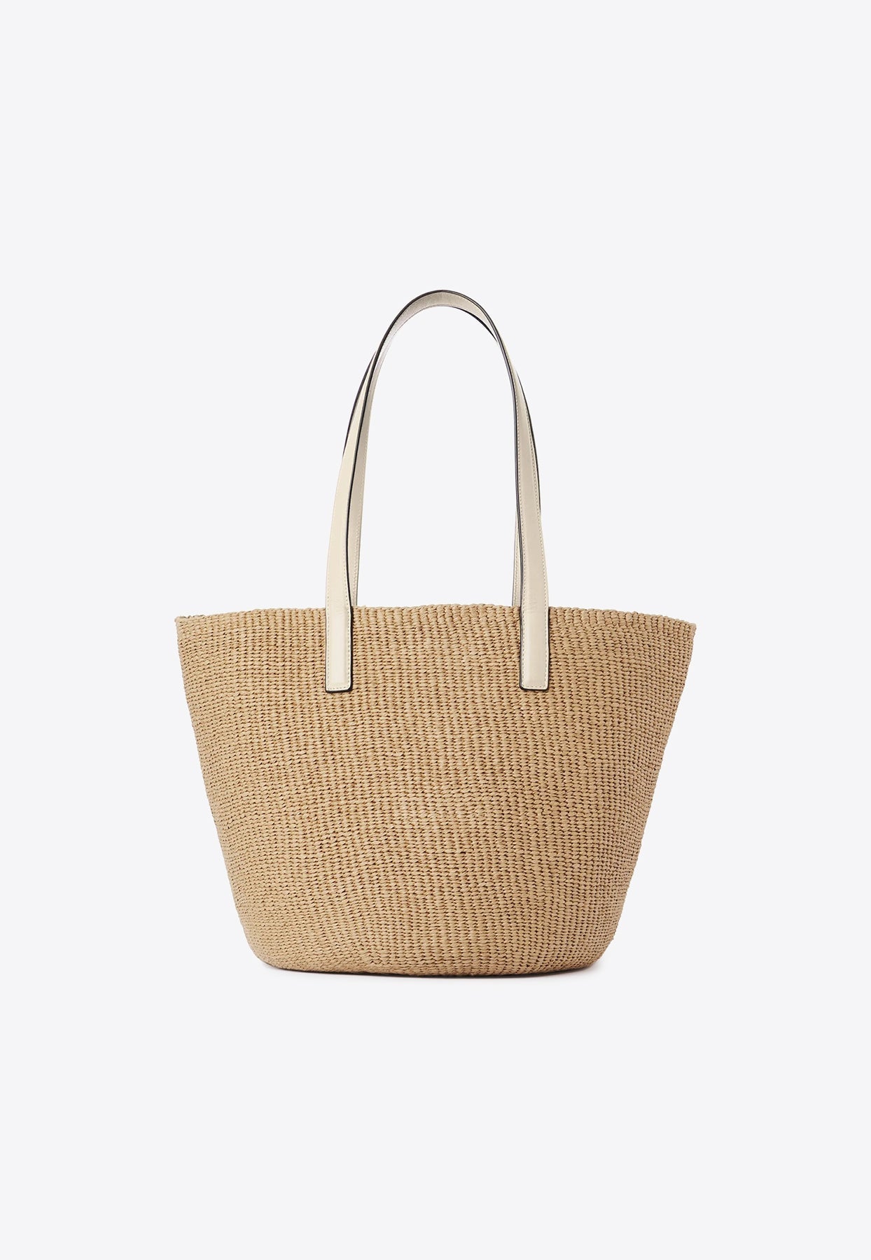 Grand Horse Medal Woven Basket Bag