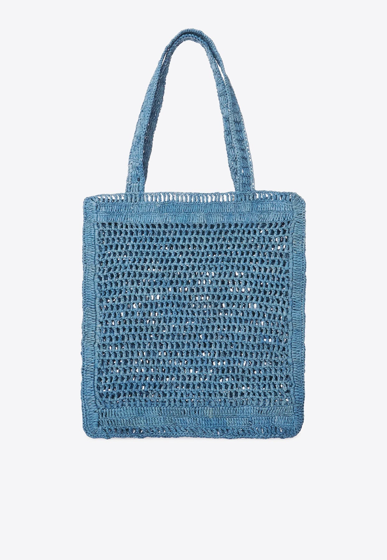 Summer Banana Woven-Raffia Cabas Bag