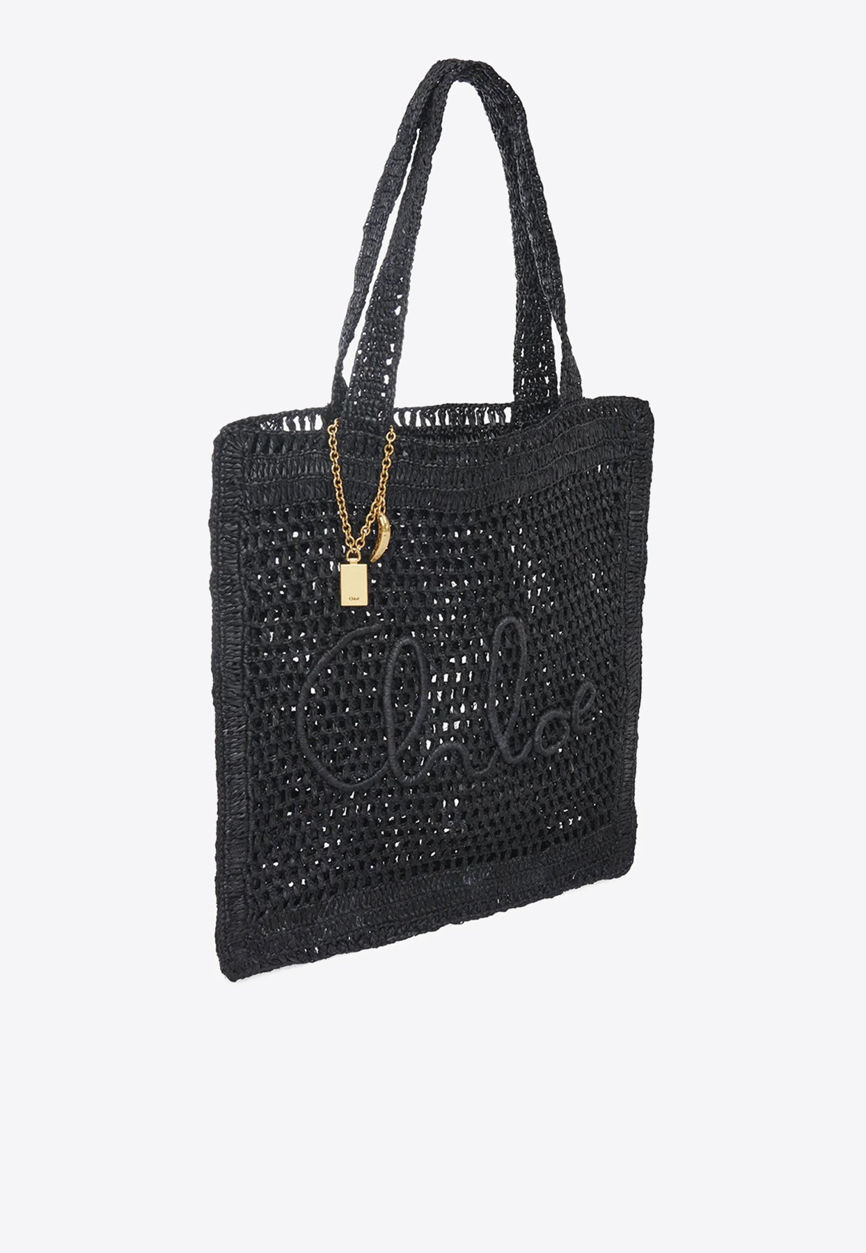 Summer Banana Woven-Raffia Cabas Bag