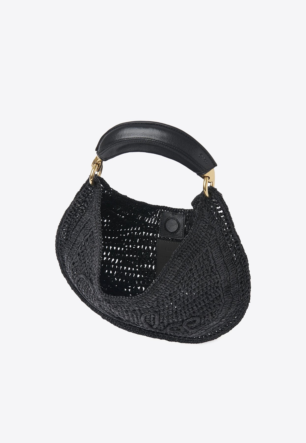 Summer Banana Woven-Raffia Sac Hobo