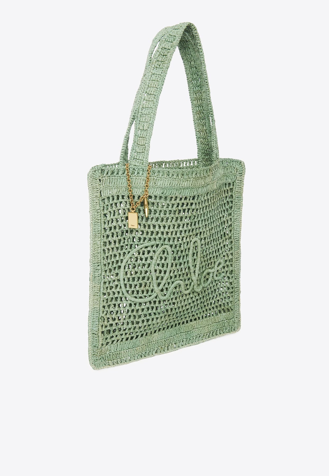 Summer Banana Woven-Raffia Cabas Bag