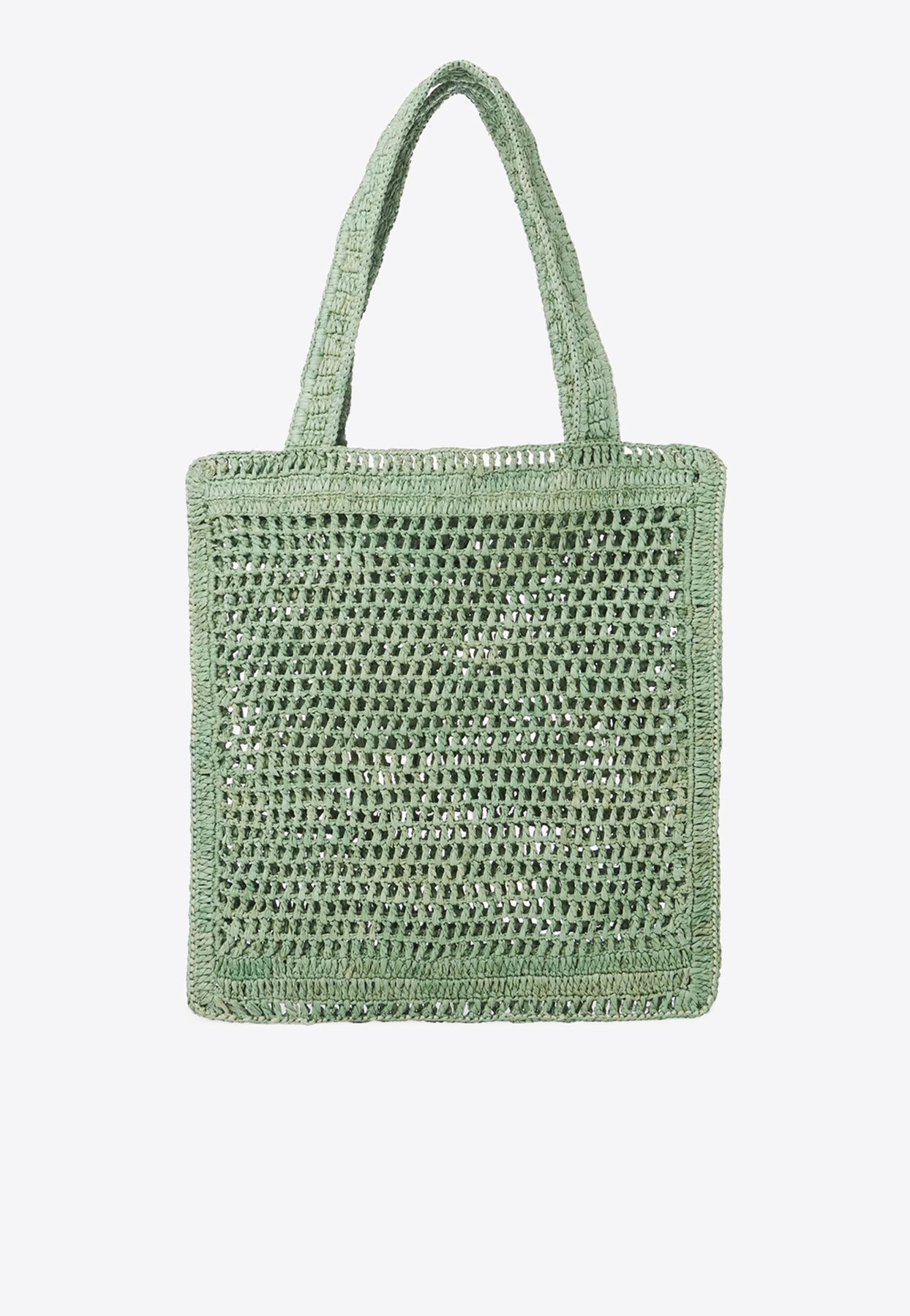 Summer Banana Woven-Raffia Cabas Bag