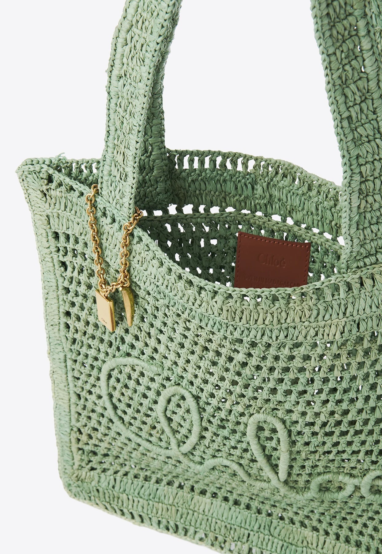 Summer Banana Woven-Raffia Cabas Bag