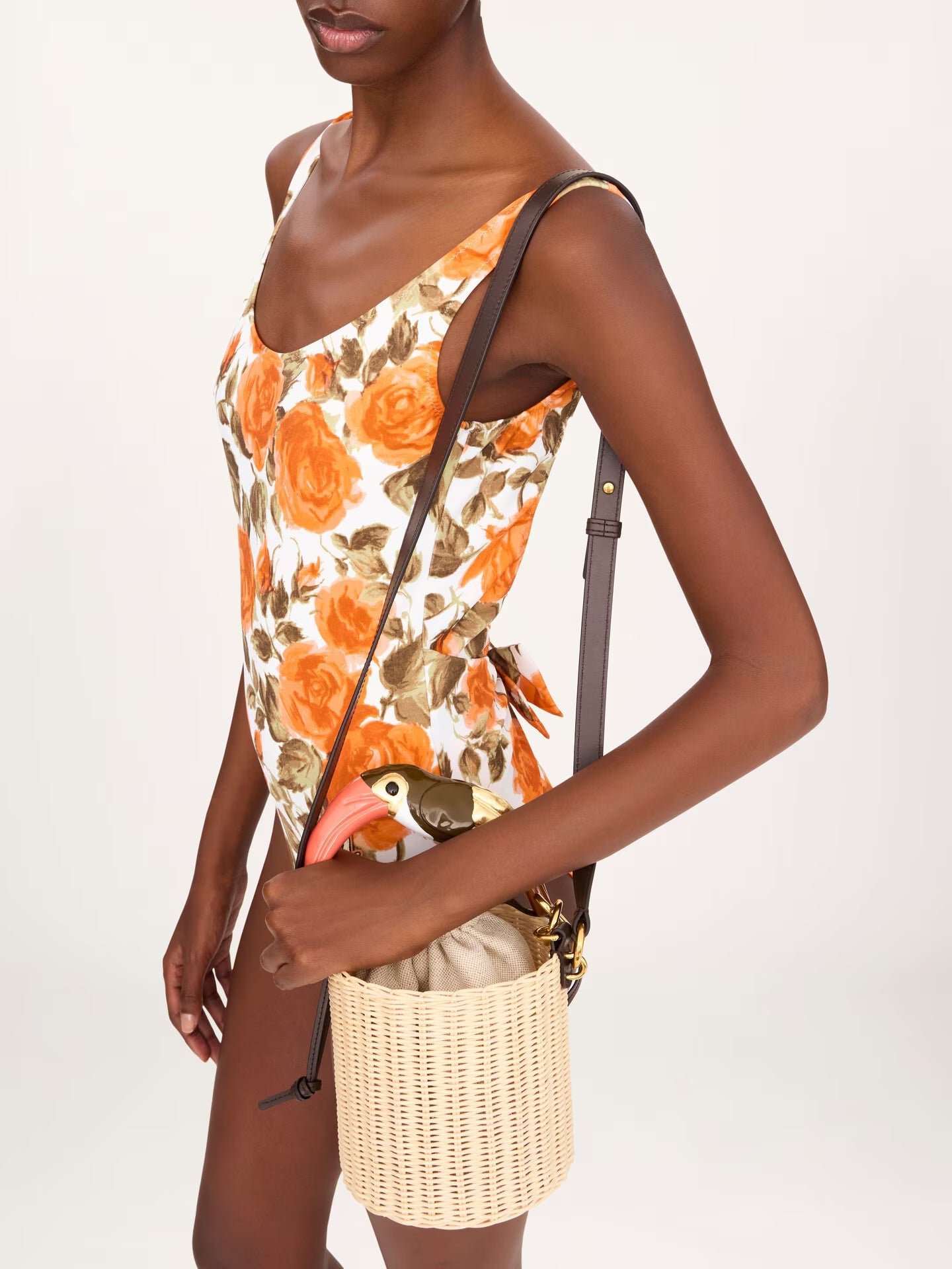 SAC SEAU CHLOÉ TROPICUS EN OSIER
