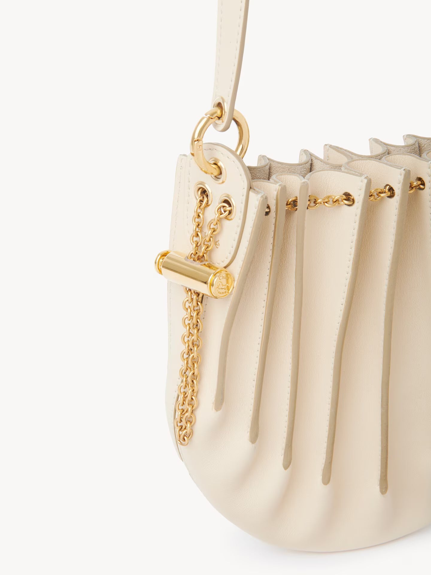 SAC BANDOULIÈRE SEA TREASURES EN CUIR LISSE