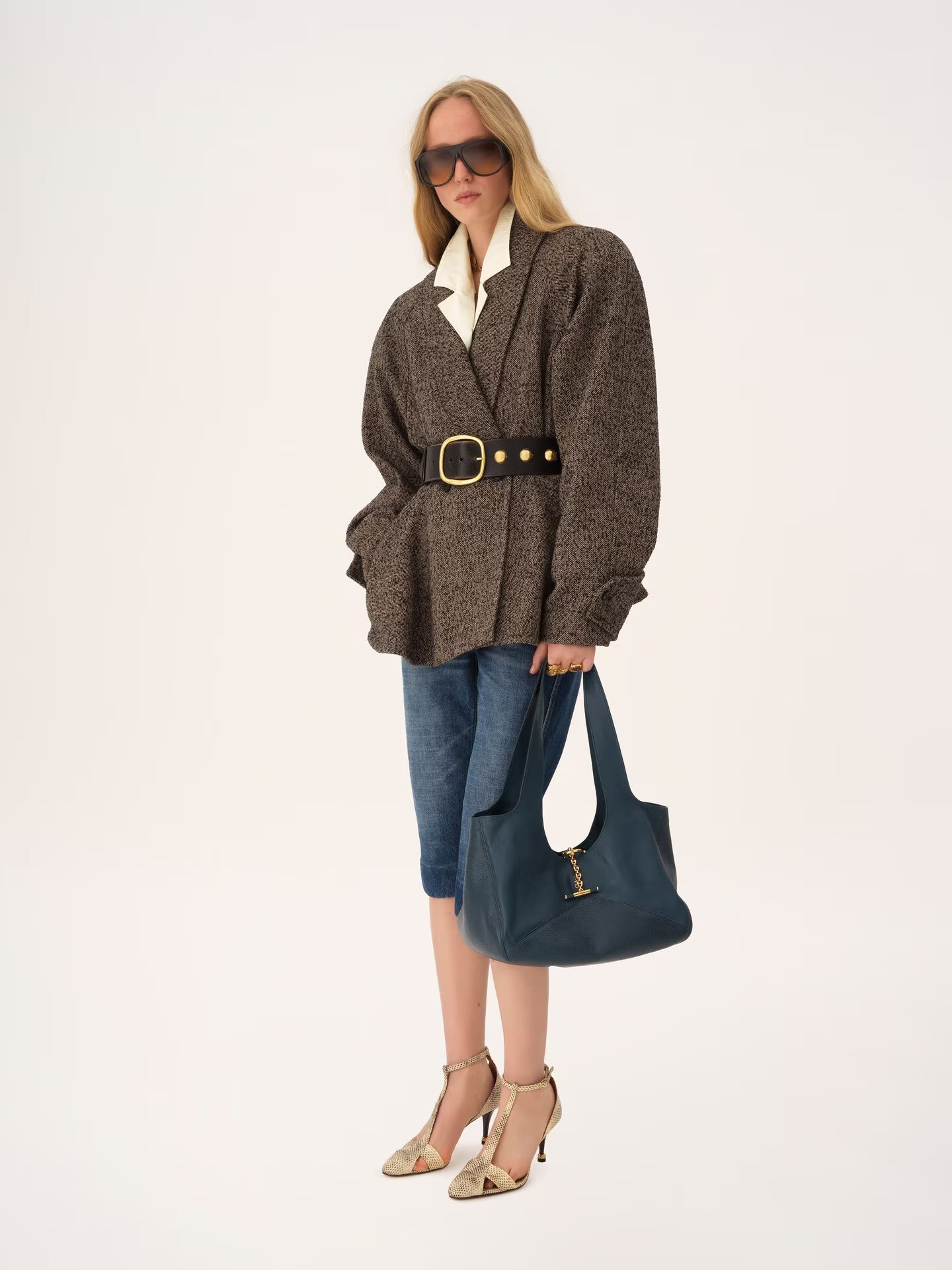 SAC CABAS EAST-WEST CHLOÉ BALLOON EN CUIR GRAINÉ