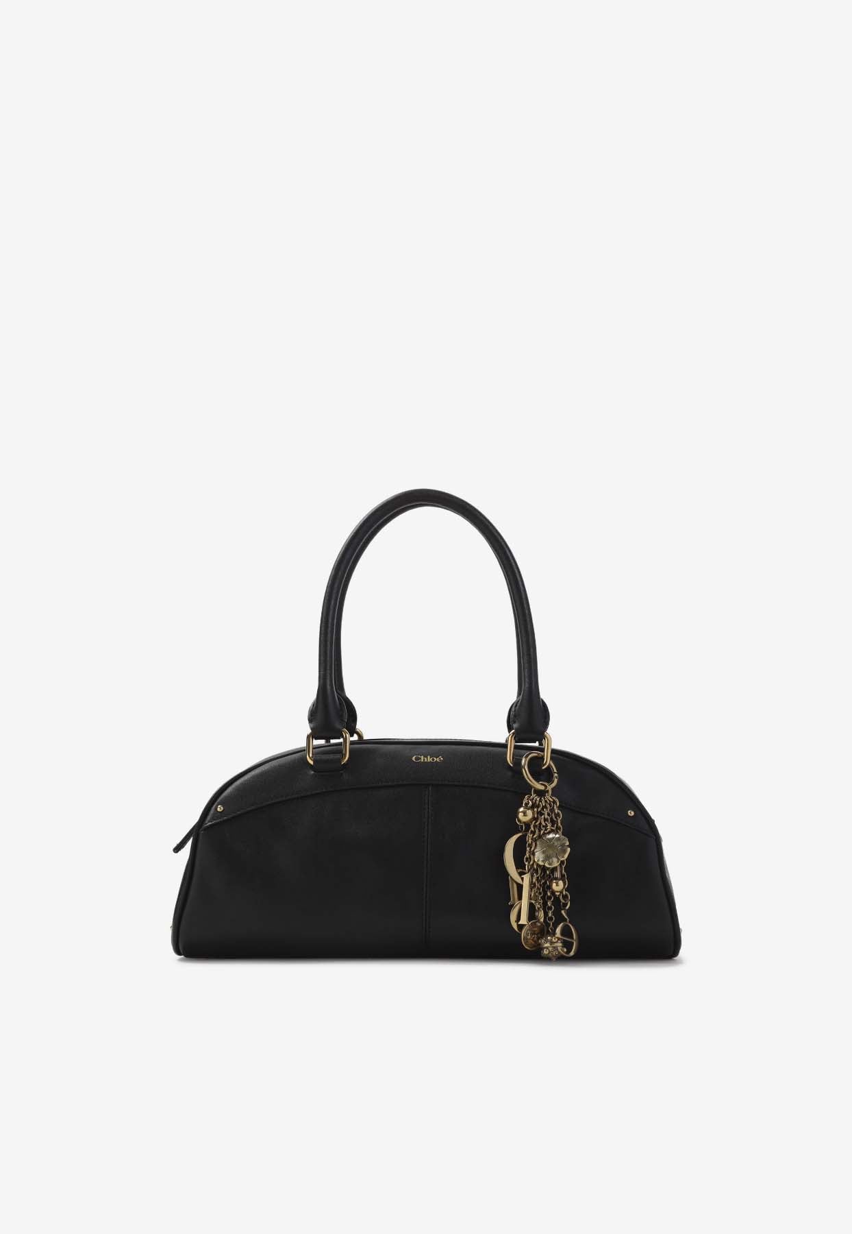 en Cuir Bowling Sac Porté Épaule