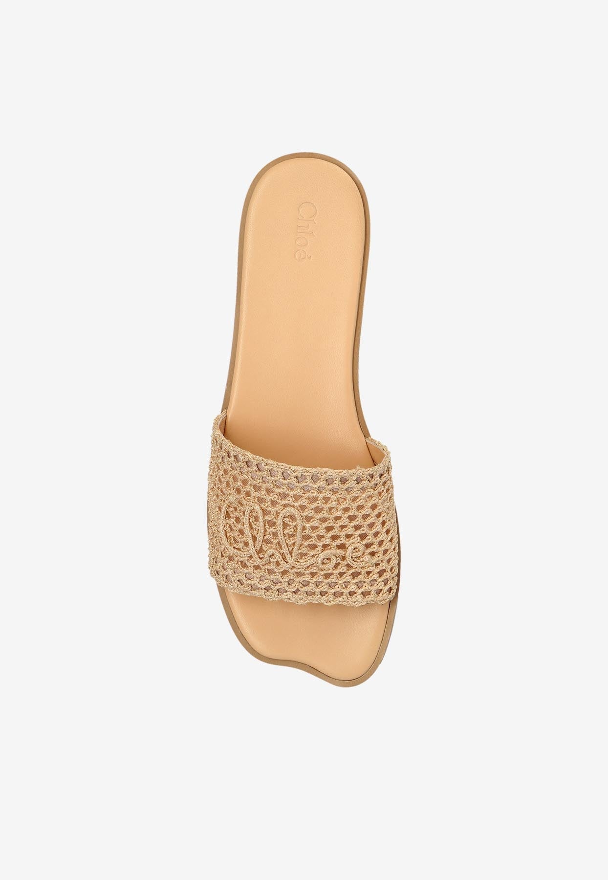 Soleil Woven Strap Sandales Plates