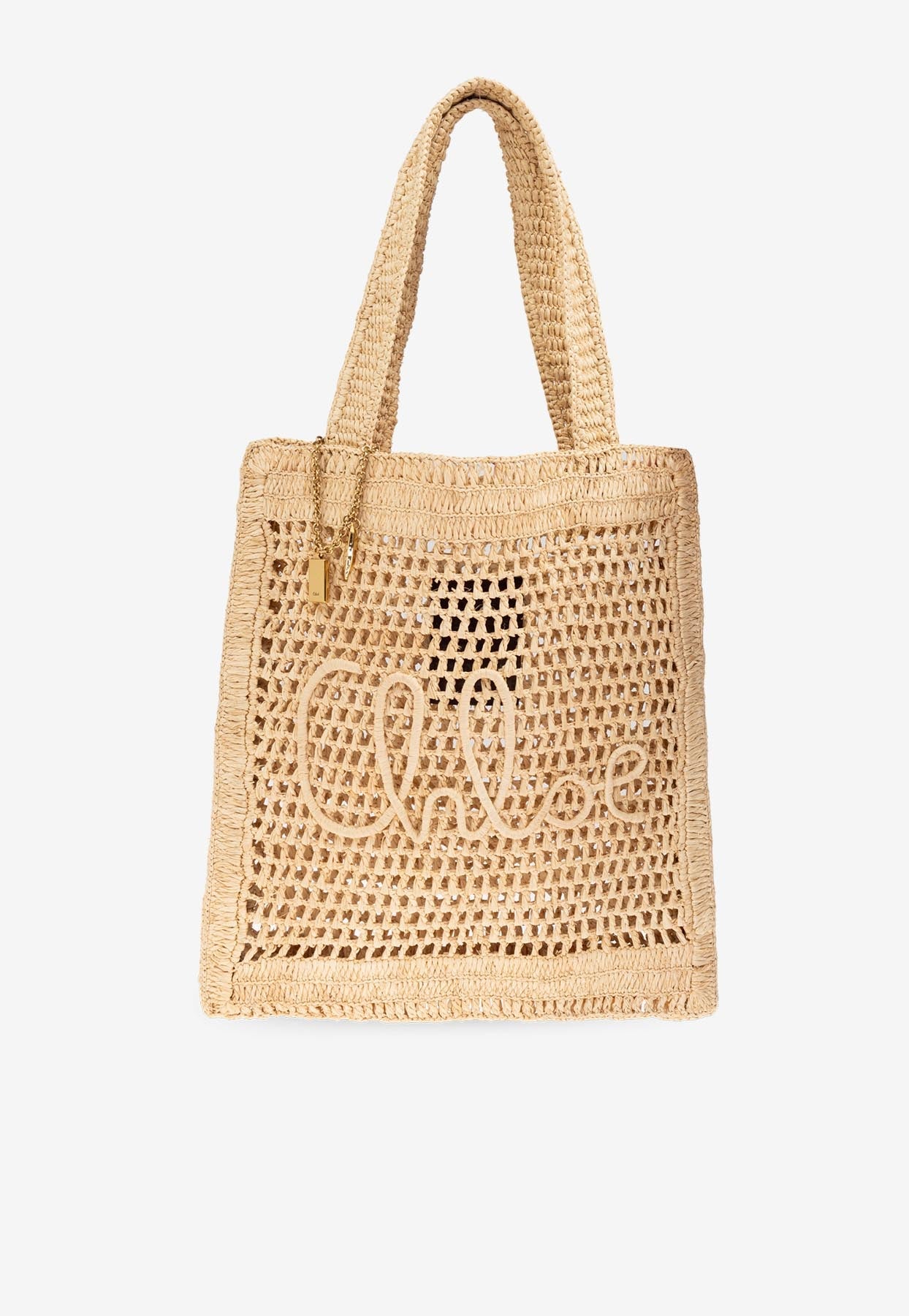 Summer Banana Raffia Cabas Bag