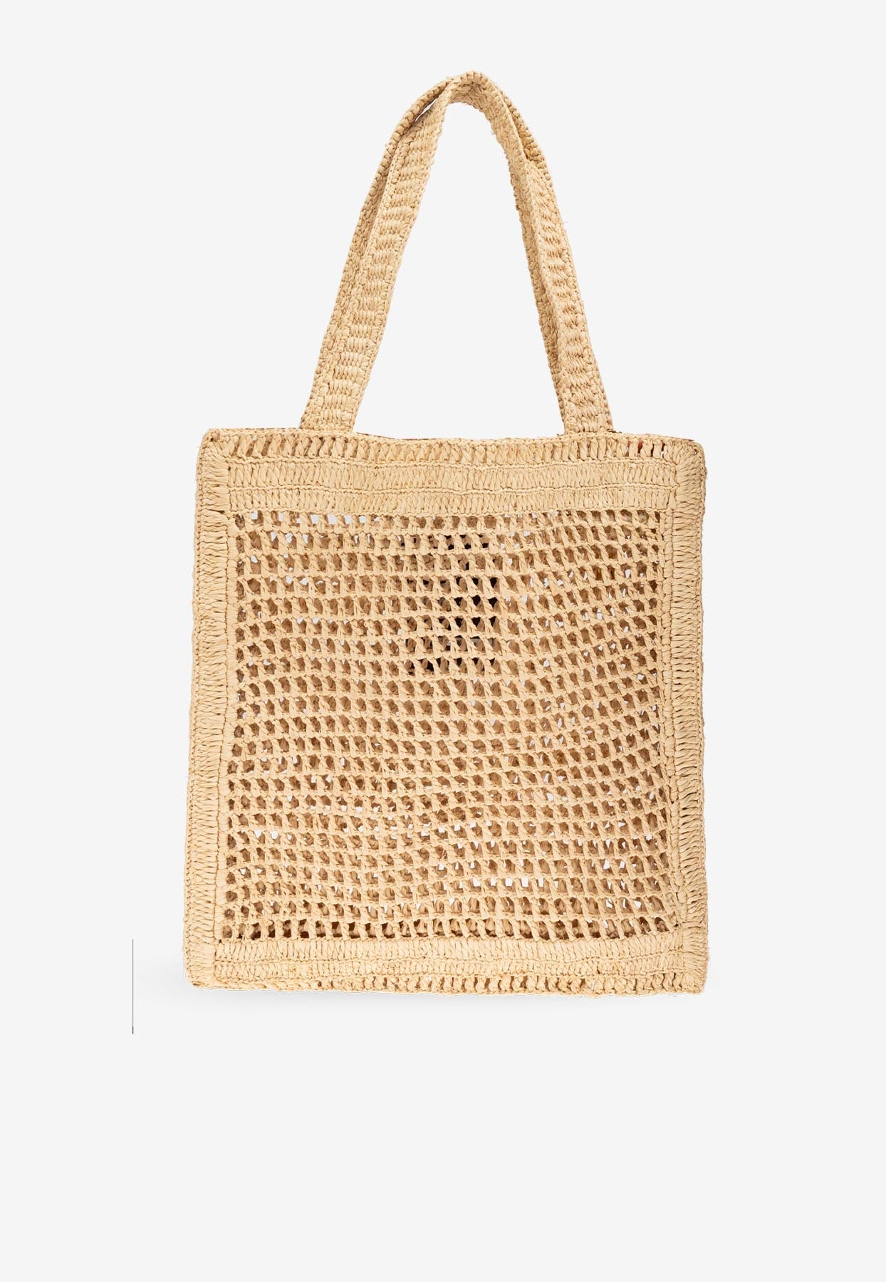 Summer Banana Raffia Cabas Bag
