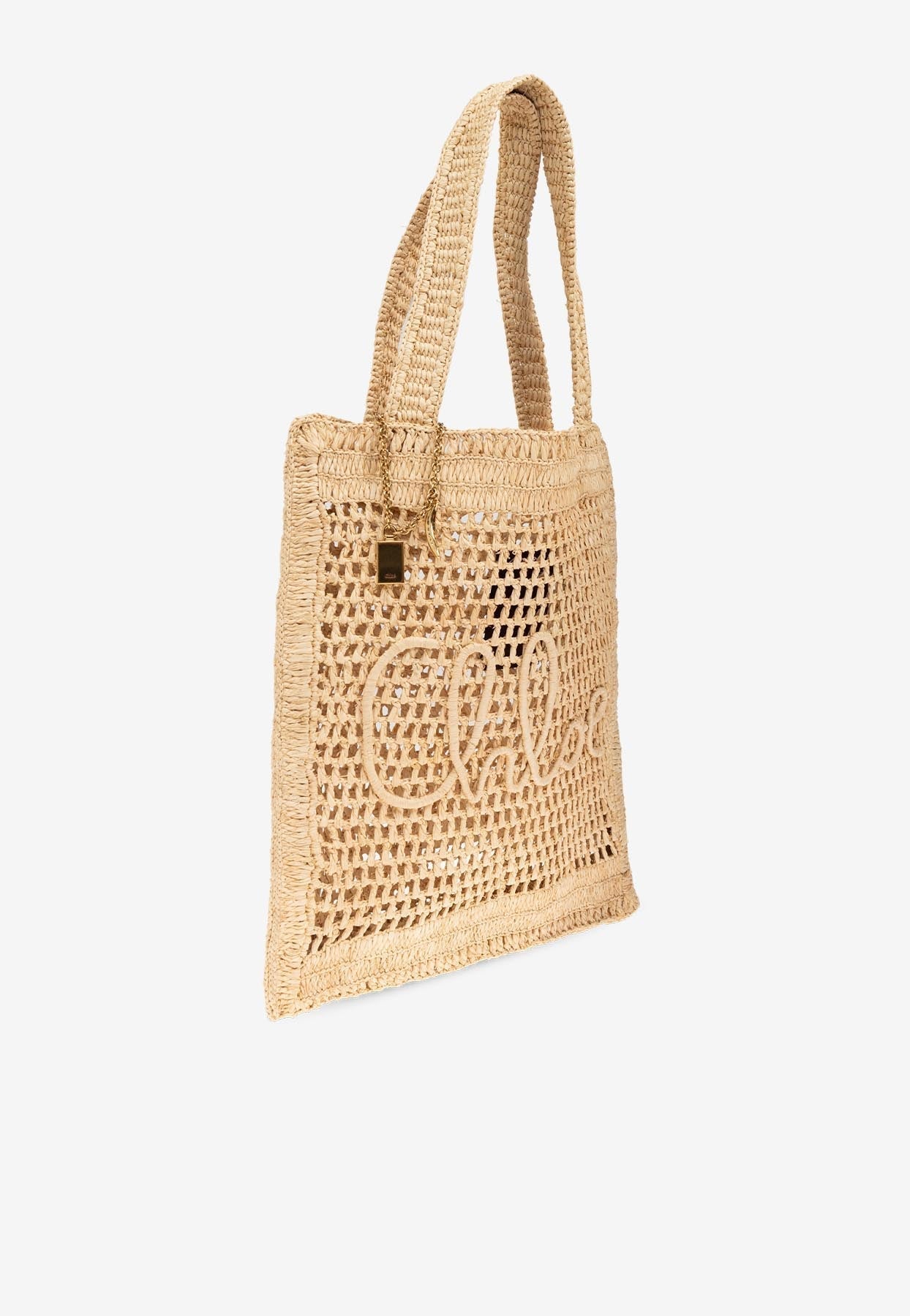 Summer Banana Raffia Cabas Bag