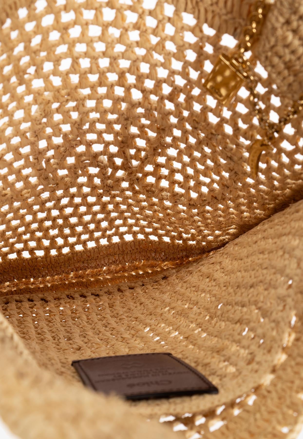 Summer Banana Raffia Cabas Bag