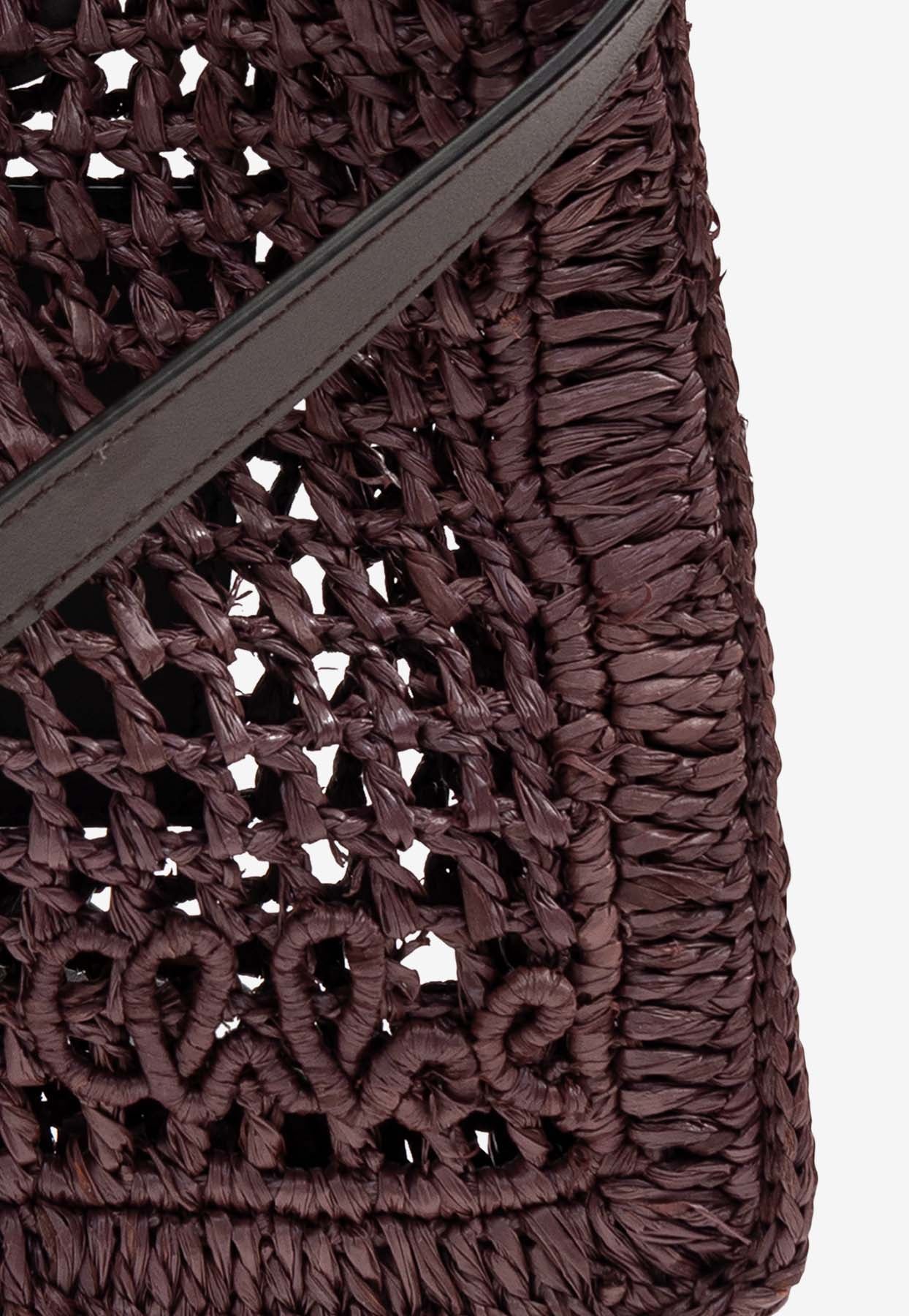 Mini Summer Banana Raffia Cabas Bag