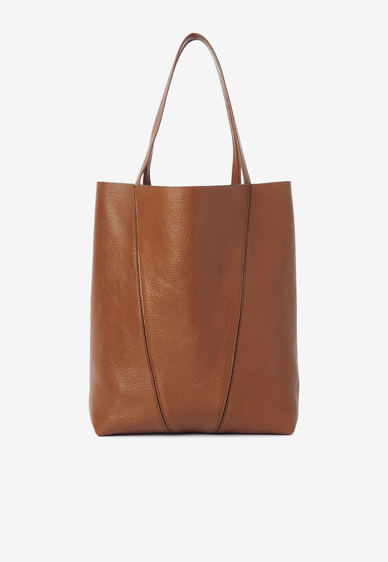 Spin Grained en Cuir Cabas Bag