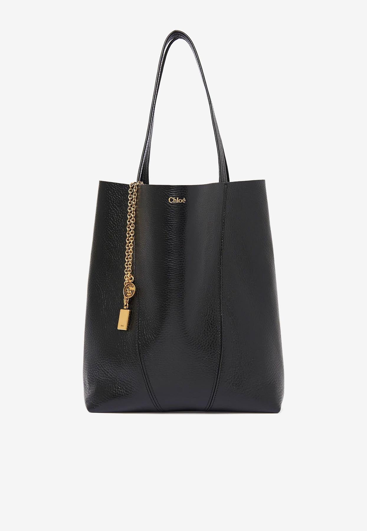 Spin Grained en Cuir Cabas Bag