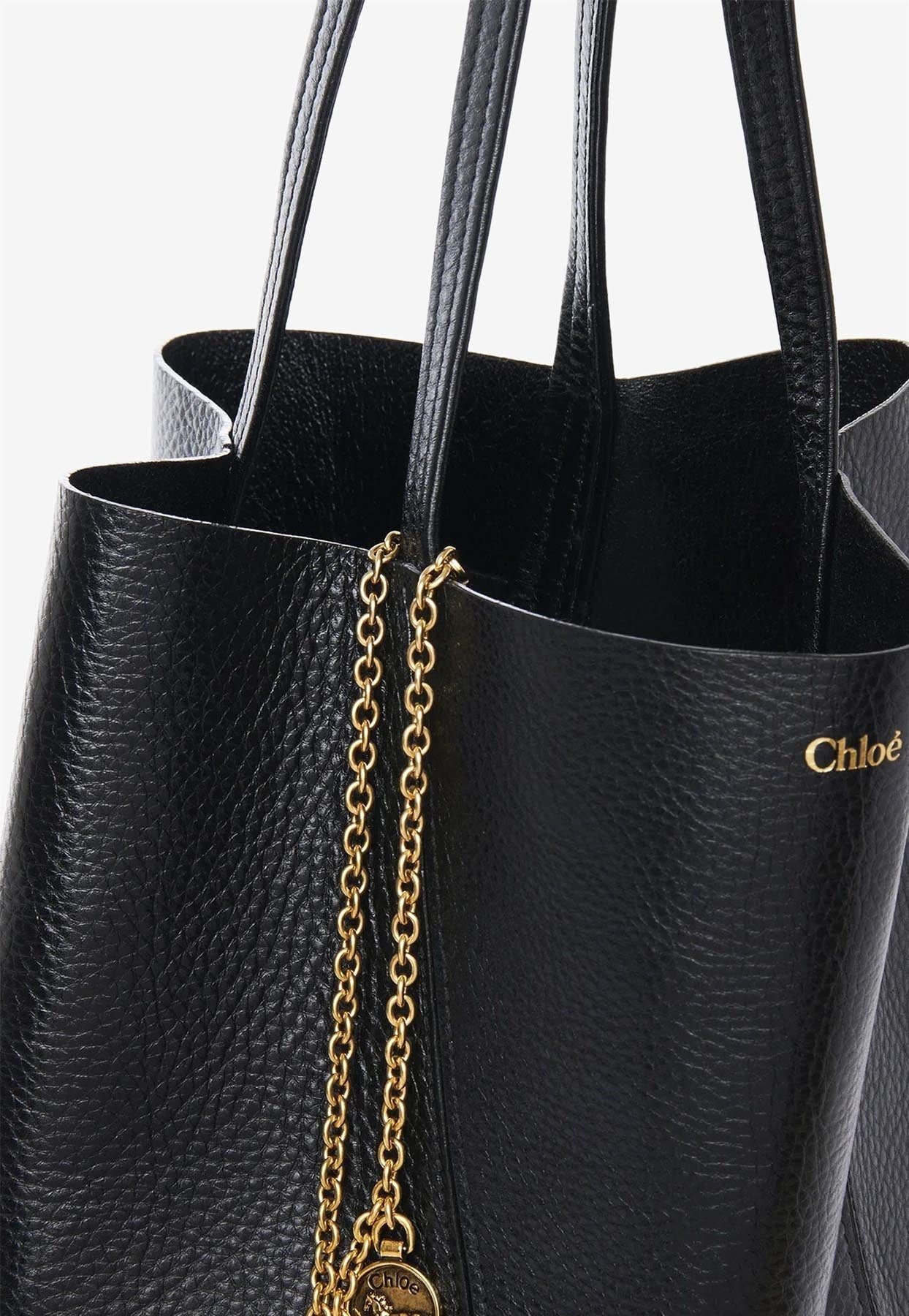 Spin Grained en Cuir Cabas Bag