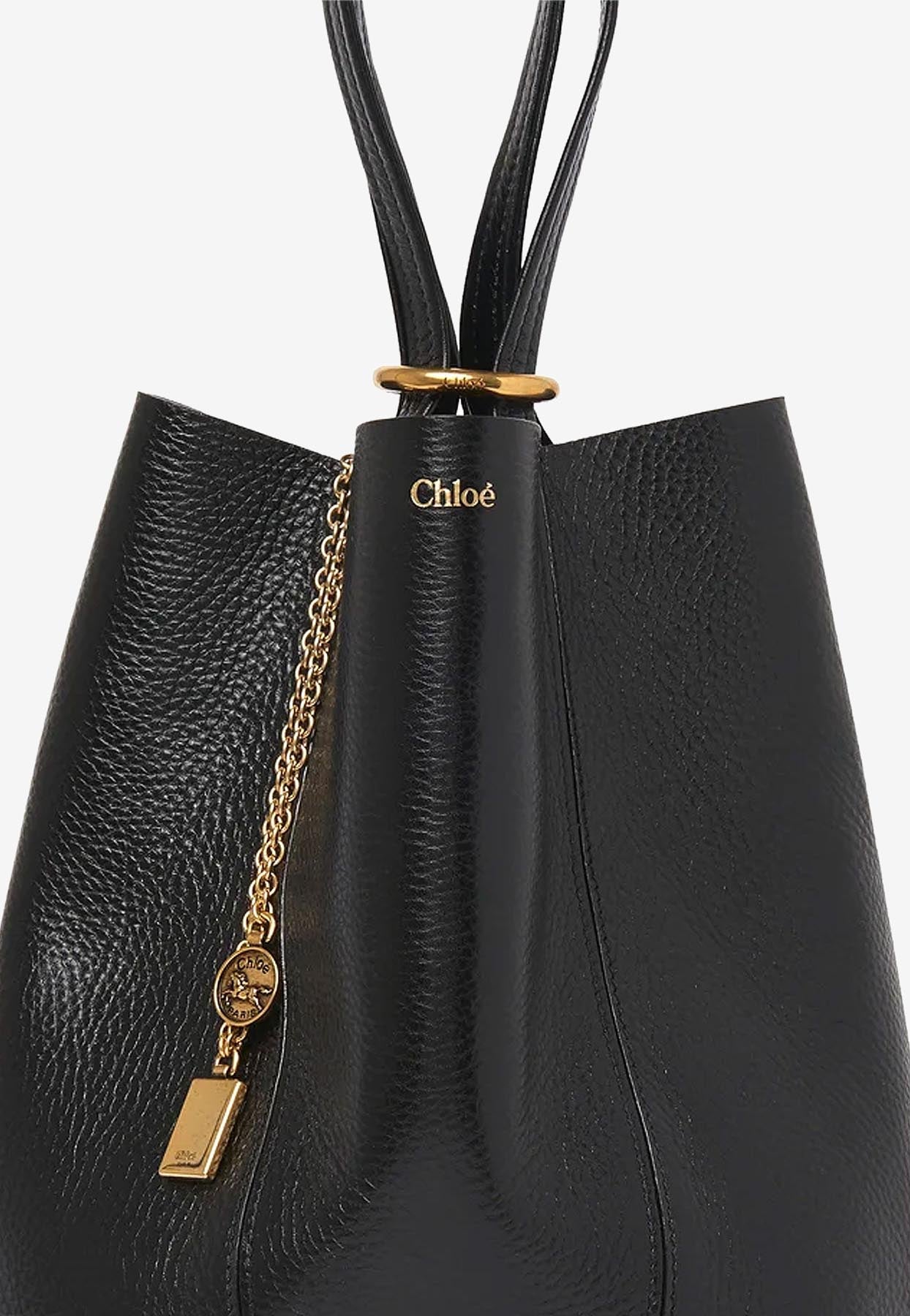 Spin Grained en Cuir Cabas Bag