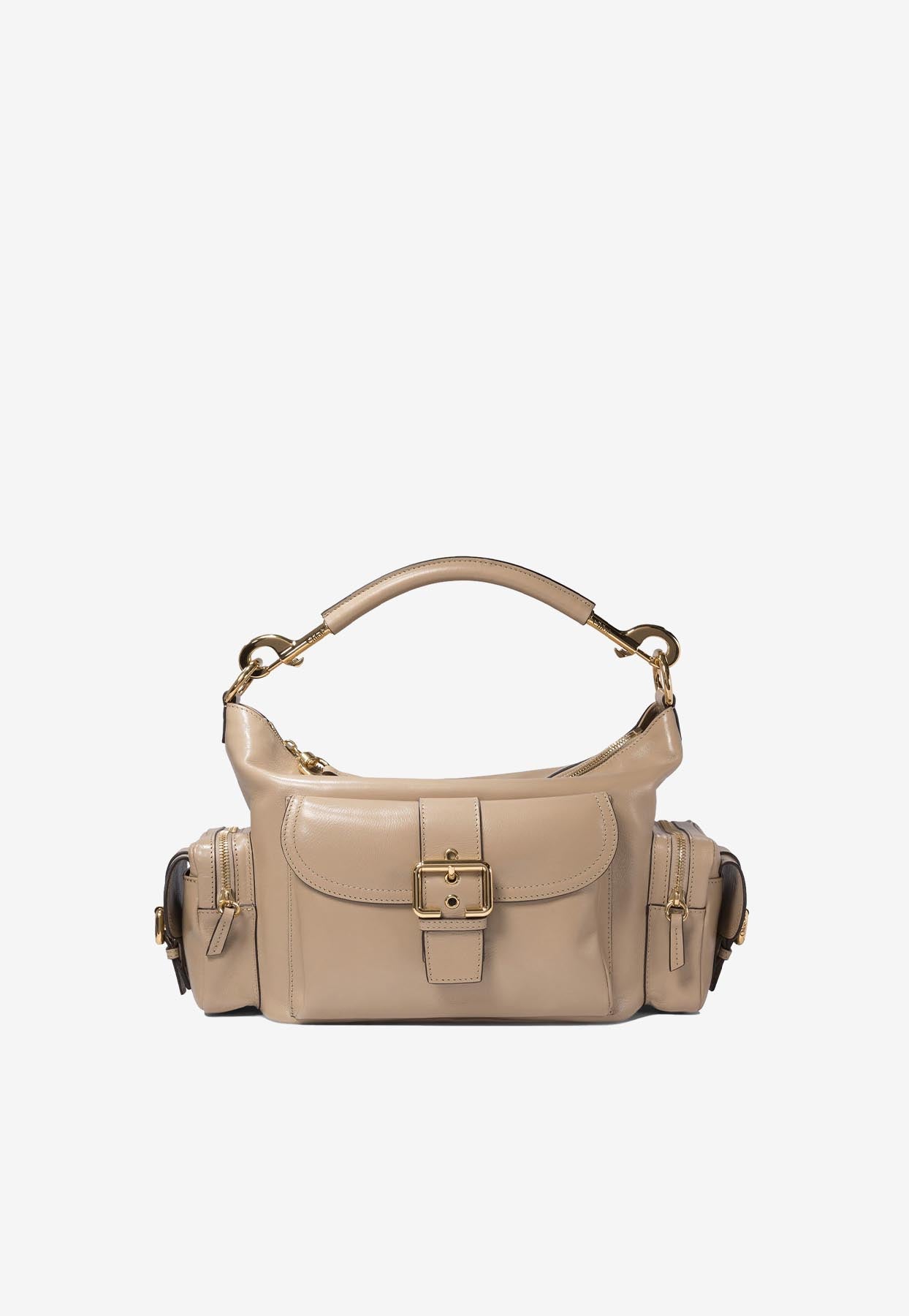 Brillant en Cuir Sac Appareil Photo