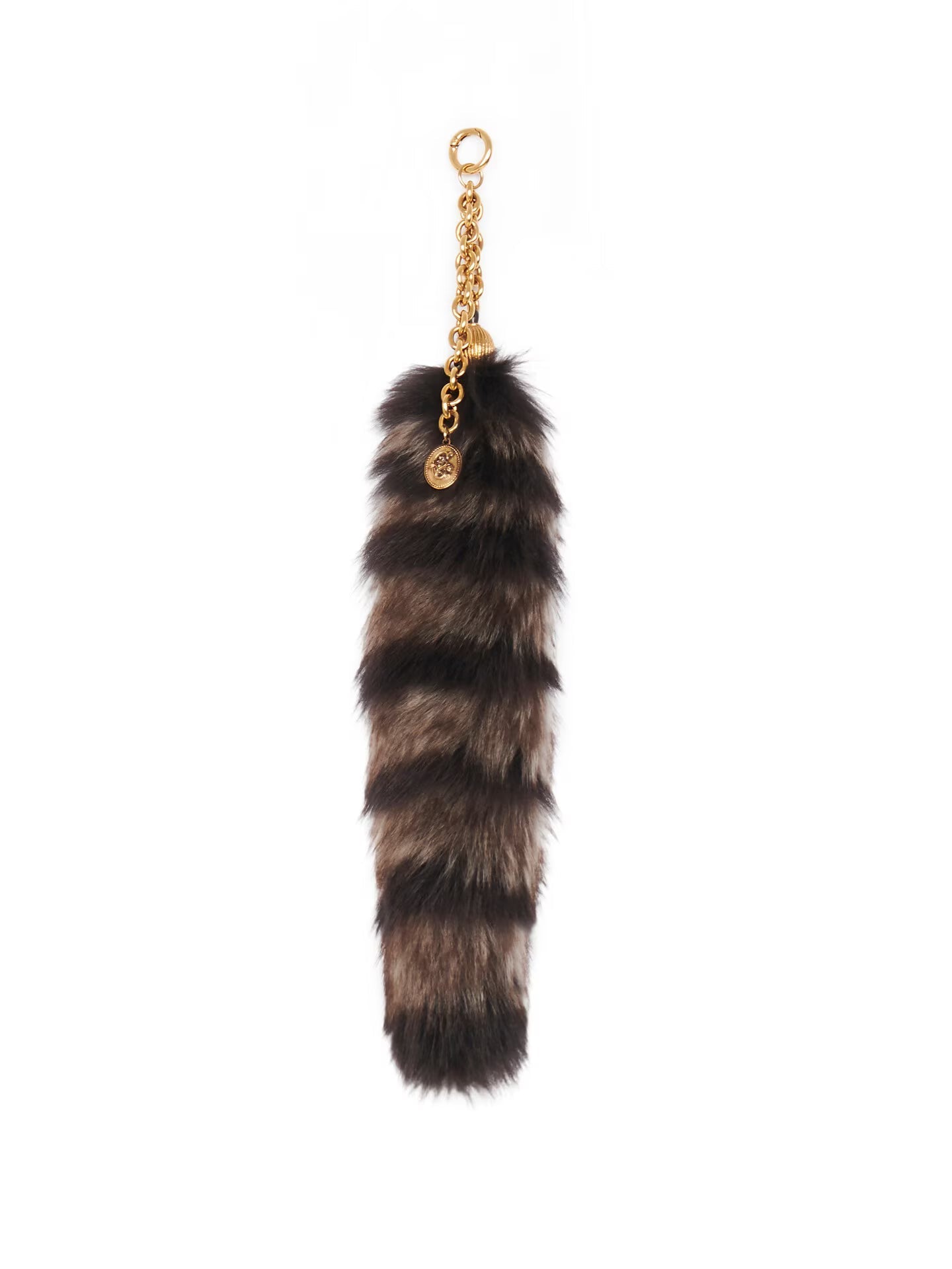 CHARM TREASURE TAILS EN SHEARLING ET LAITON