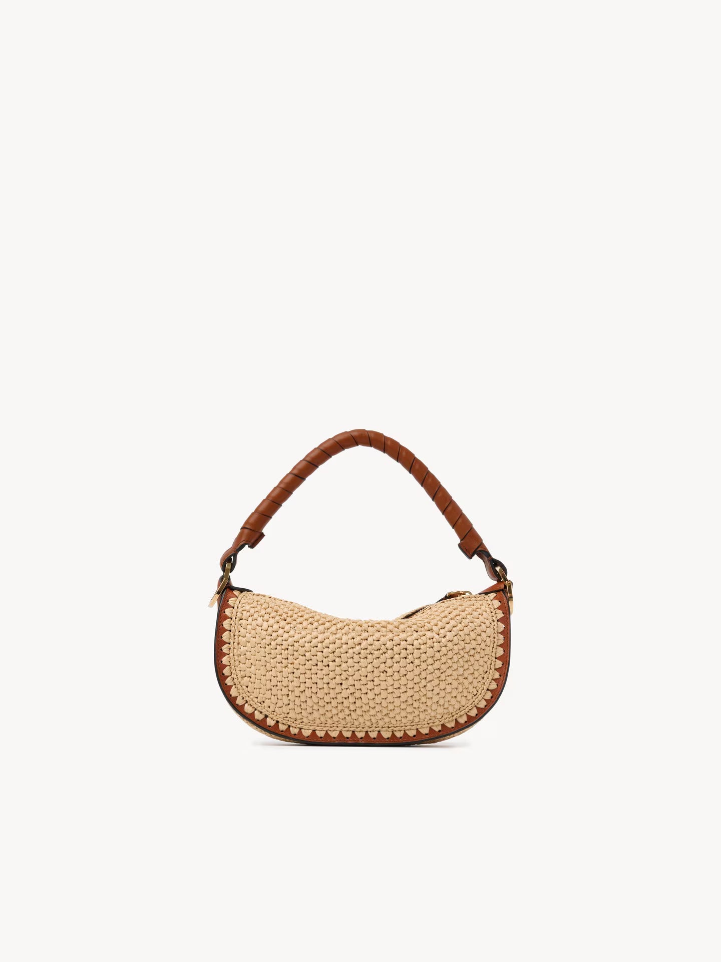 PETIT SAC PORTÉ ÉPAULE MARCIE EN CUIR MÉTALLISÉ
