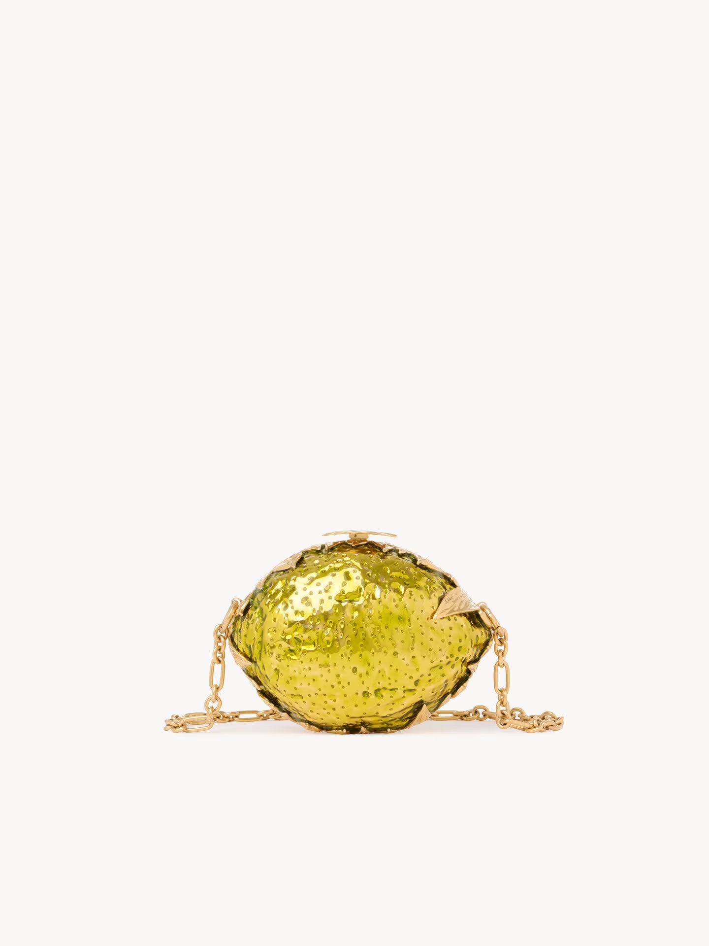 MINAUDIÈRE CITRON CHLOÉ TROPICUS EN LAITON