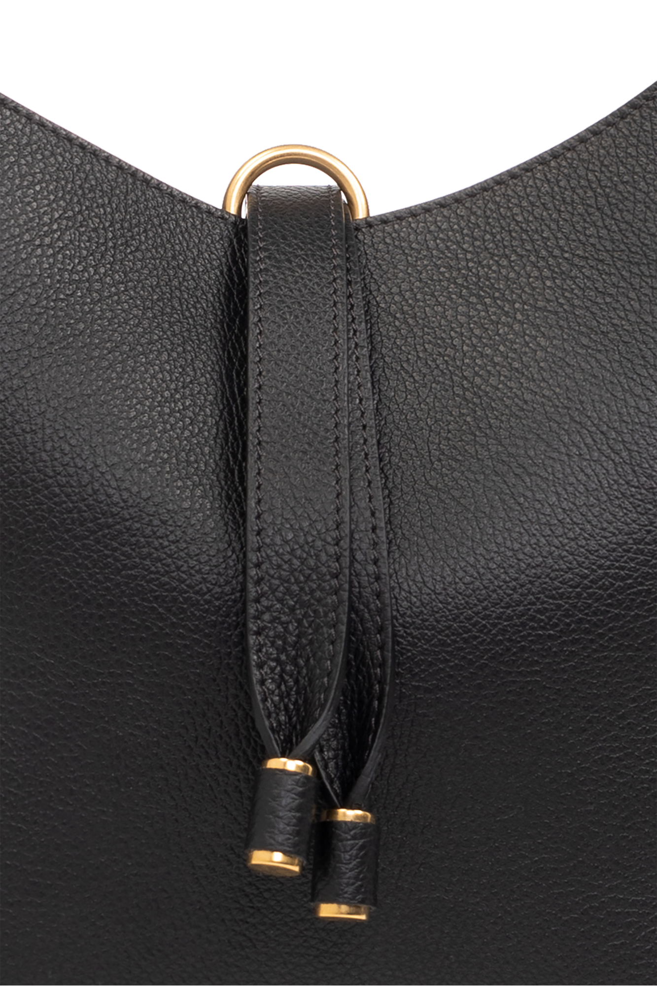 Petit Tassel en Cuir Cabas Bag