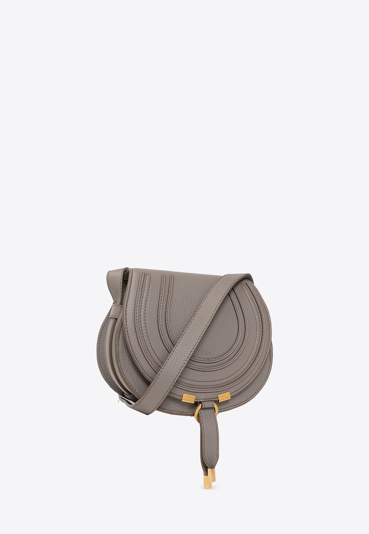 Petit Marcie Grained en Cuir Sac Bandoulière
