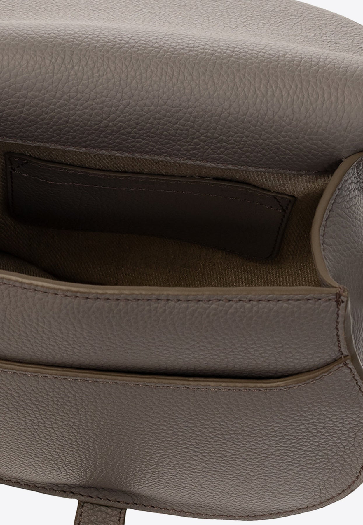 Petit Marcie Grained en Cuir Sac Bandoulière
