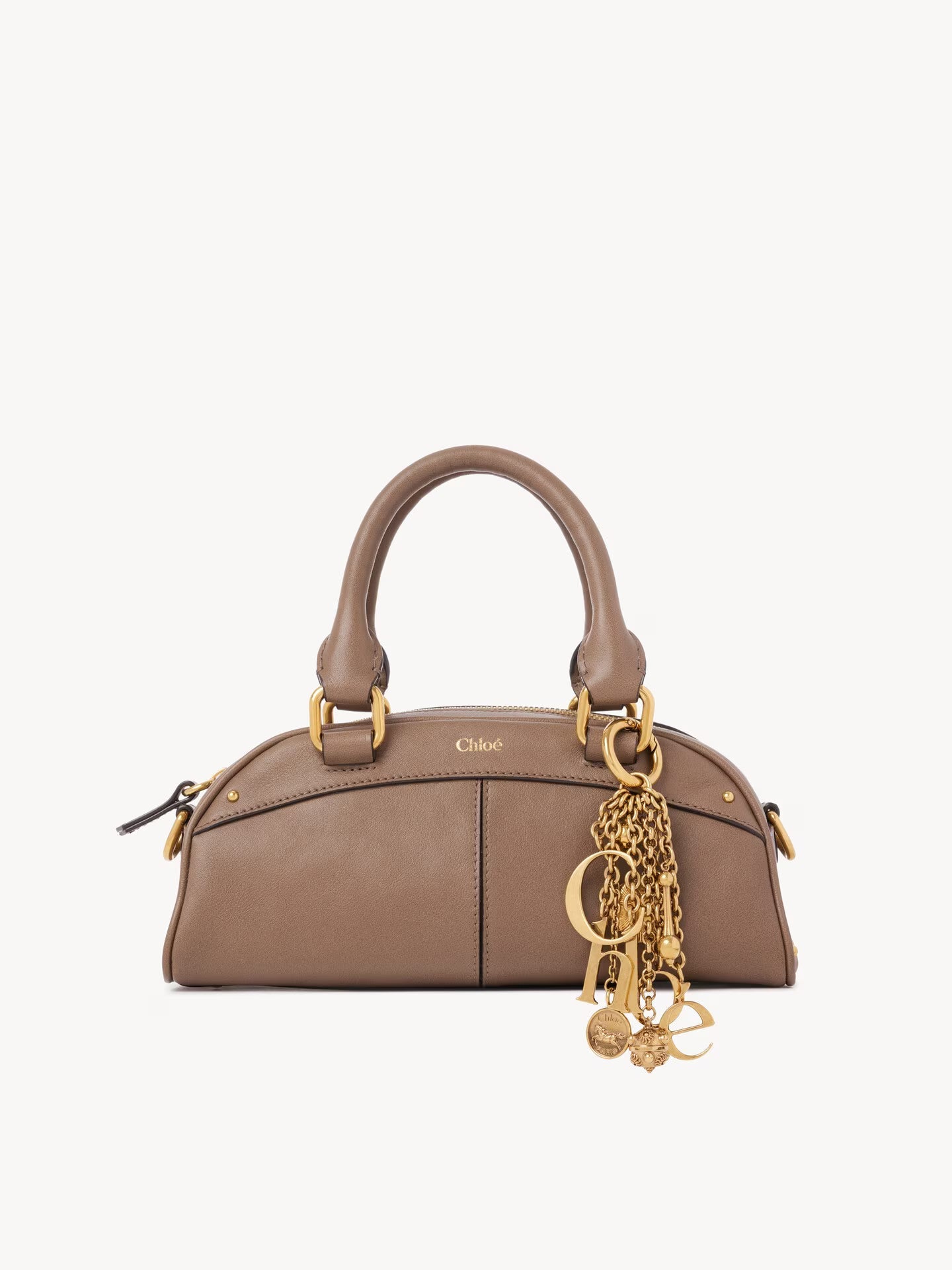PETIT SAC CHLOÉ BOWLING EN CUIR EFFET AUTRUCHE