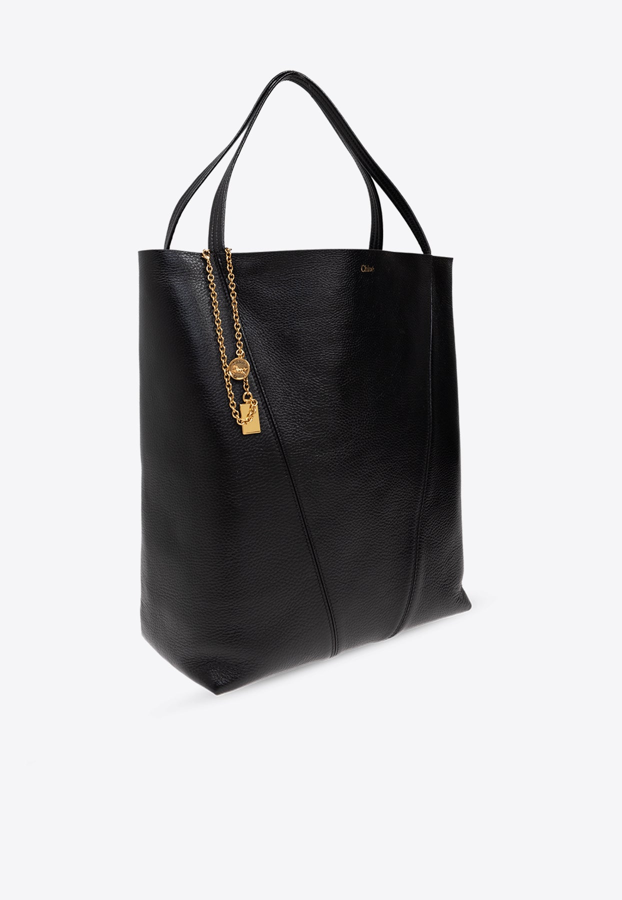 Grand Spin en Cuir Cabas Bag