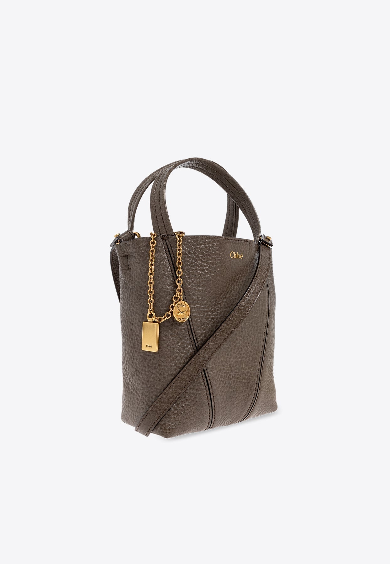 Petit Spin en Cuir Cabas Bag