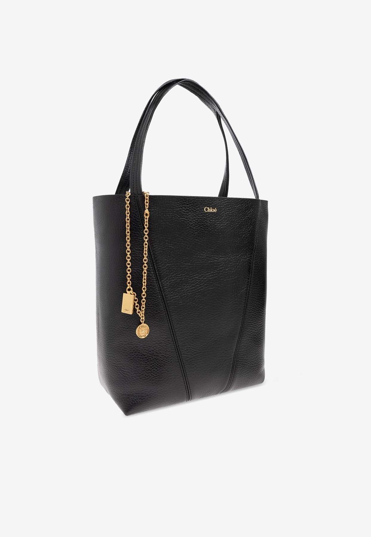 Spin Grained en Cuir Cabas Bag
