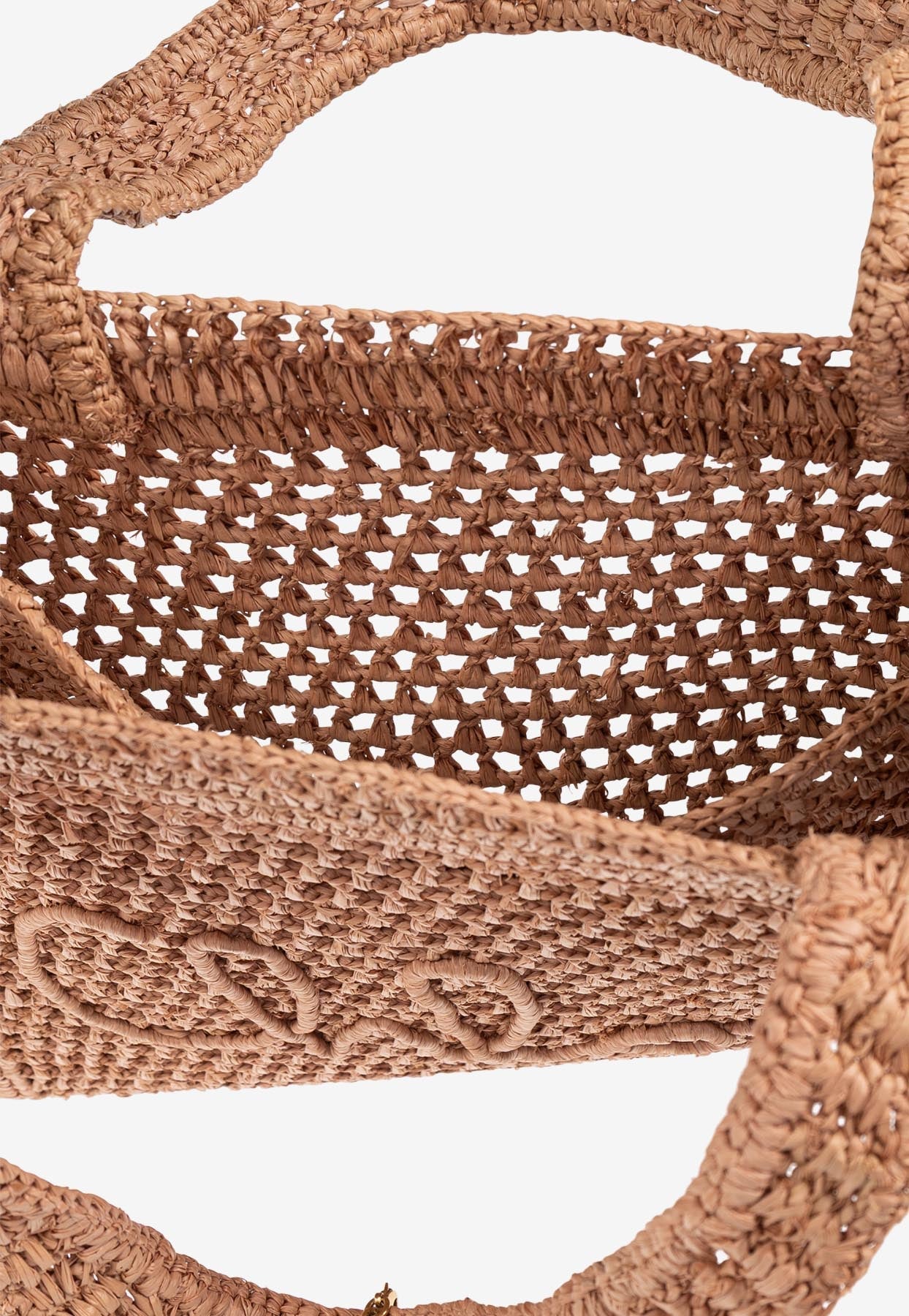 Summer Banana Woven-Raffia Cabas Bag