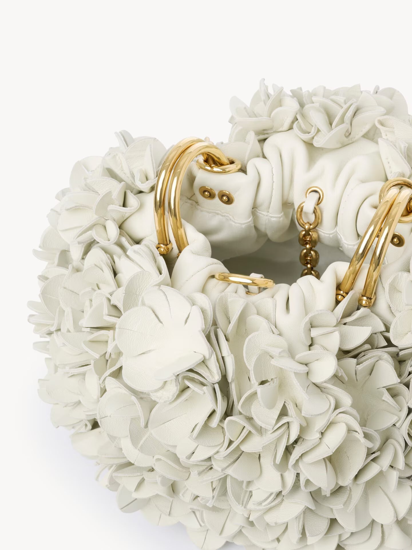 SAC CHAÎNE PORTÉ ÉPAULE CHLOÉ PLISSÉ EN CUIR PLISSÉ