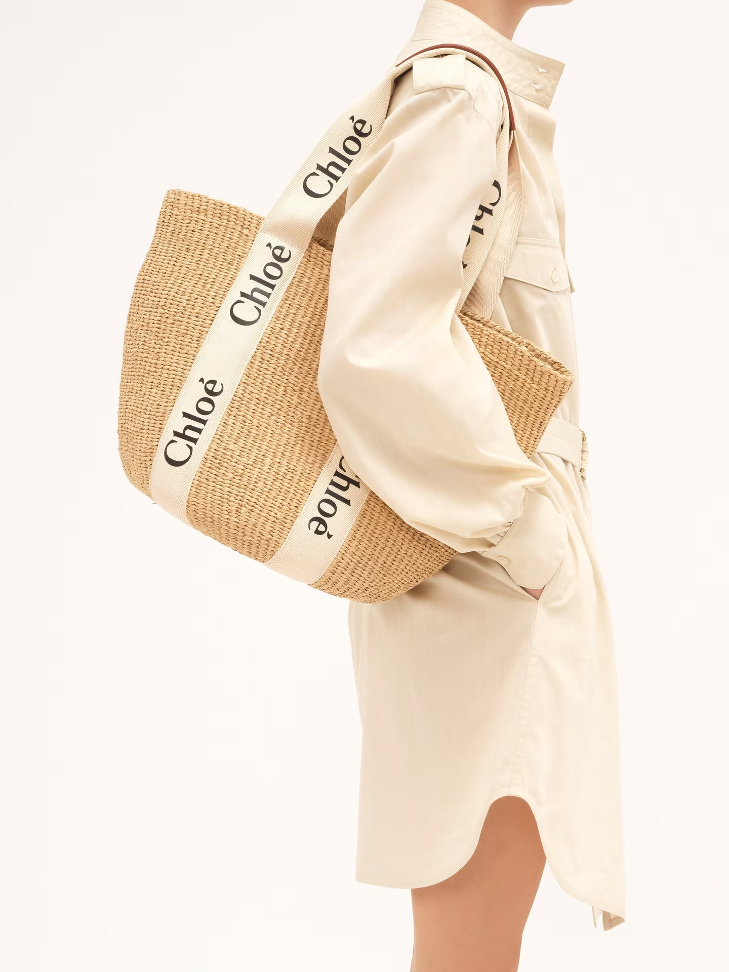 PETIT SAC CABAS WOODY EN SHEARLING