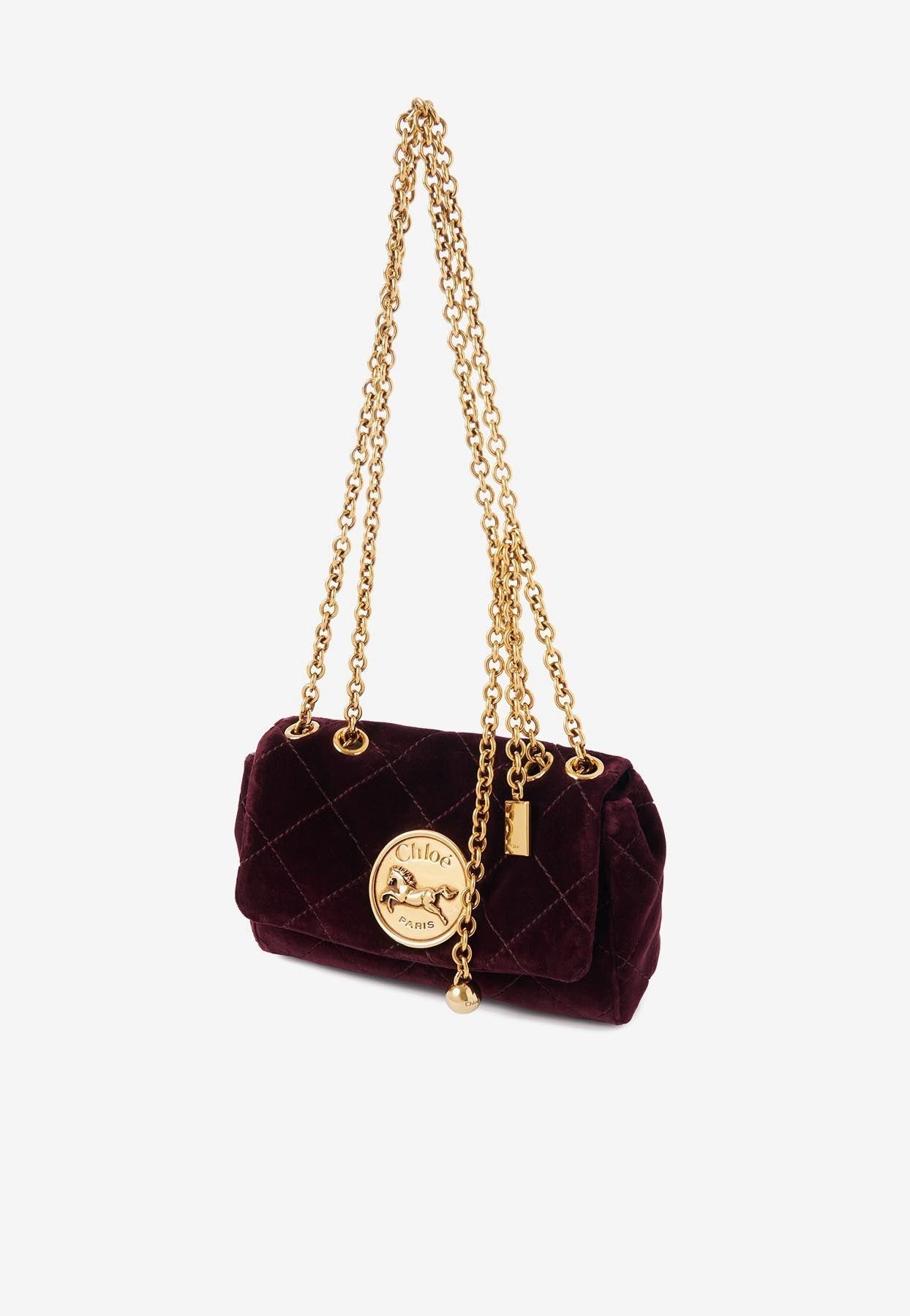 Petit Heritage Velvet Sac Porté Épaule