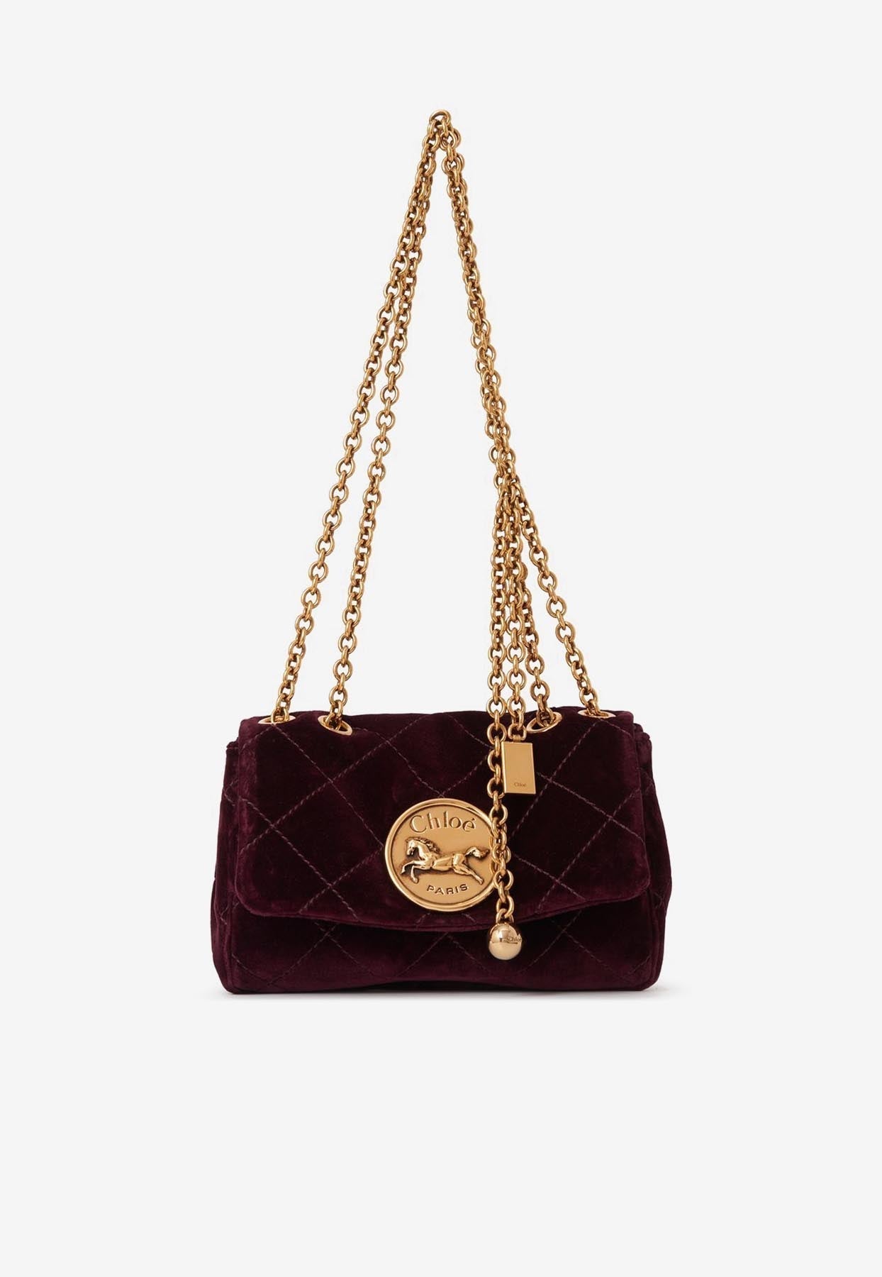 Petit Heritage Velvet Sac Porté Épaule