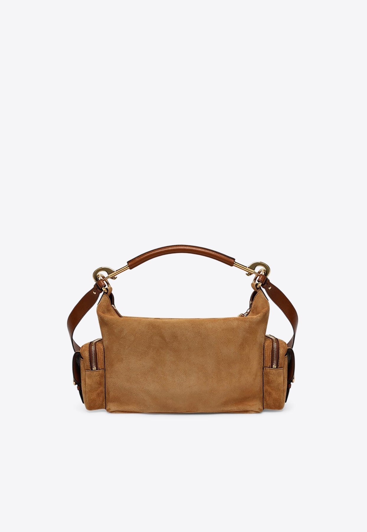 Moyen en Daim Camera Sac Porté Épaule