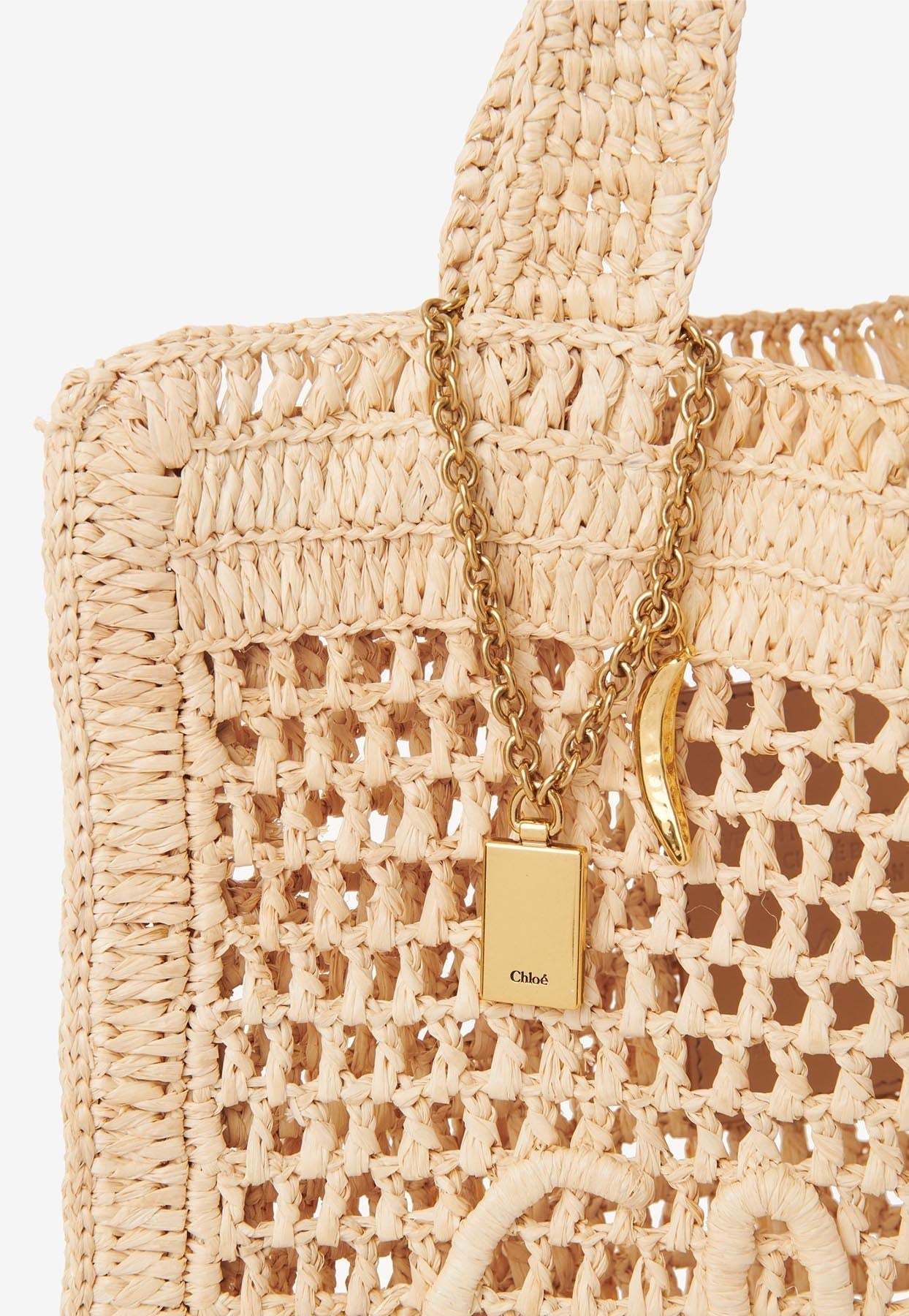 Summer Banana Cabas Bag en Raffia