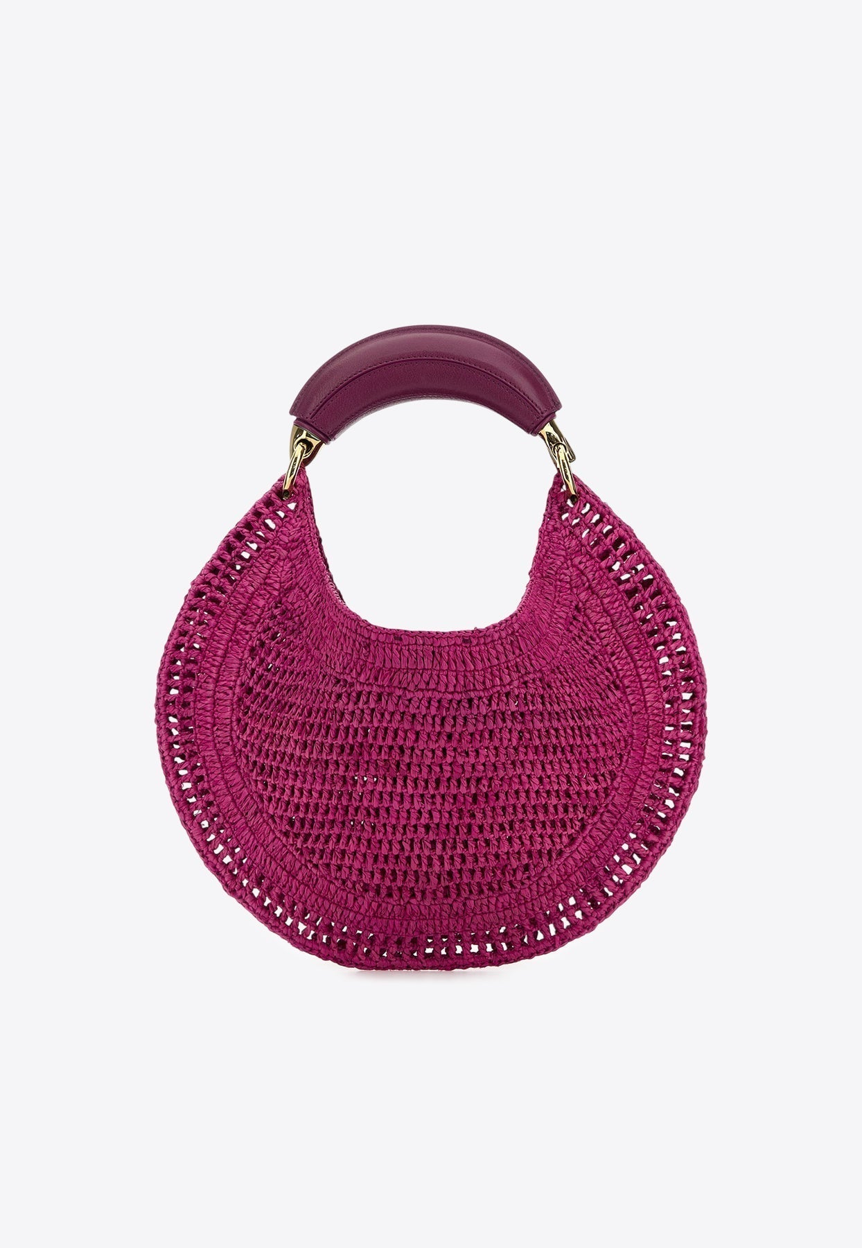 Summer Banana Woven-Raffia Sac Hobo