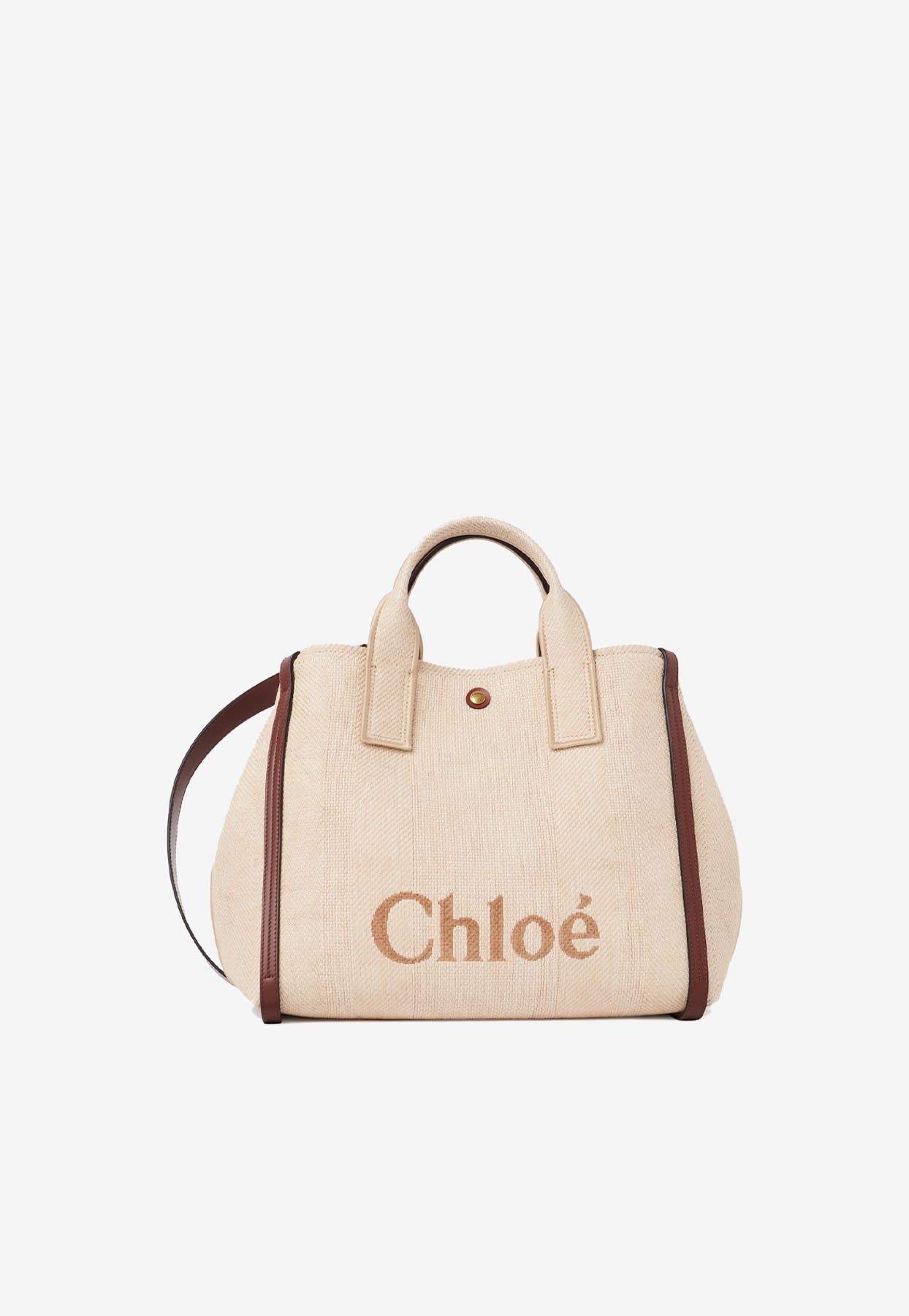 Carry Cabas Bag en Raffia-Effect Fibers