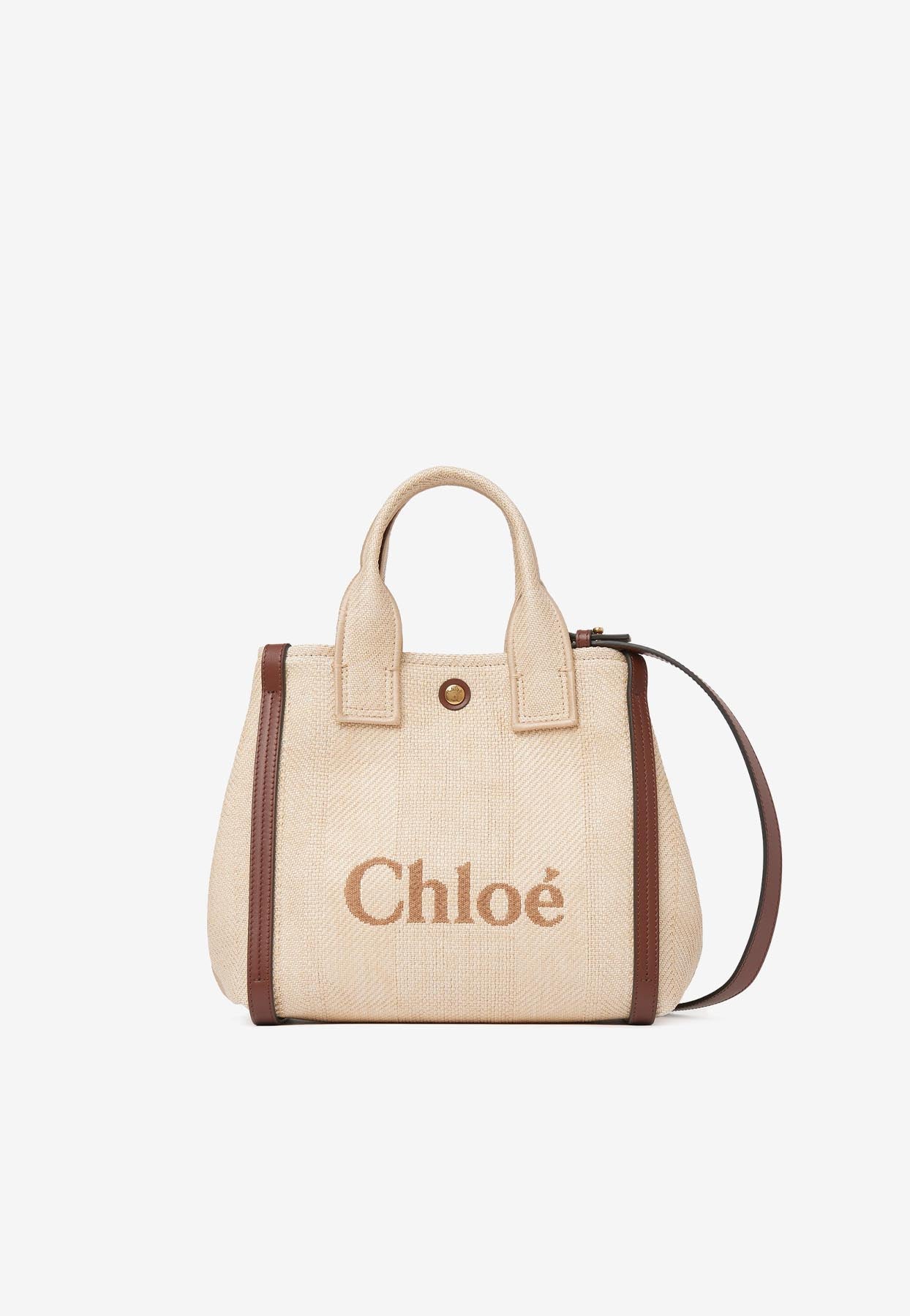 Carry Cabas Bag en Raffia-Effect Fibers