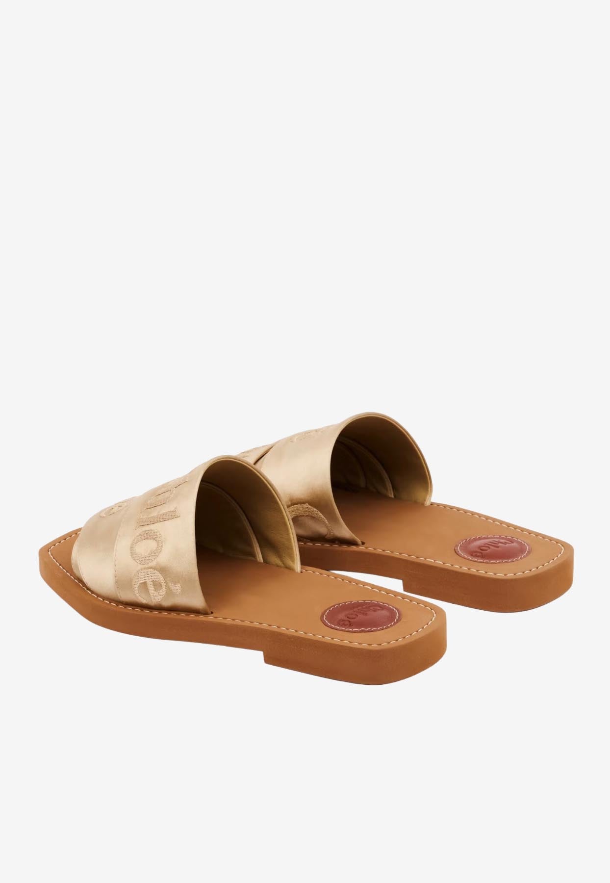 Woody Ribbon Mules Plates