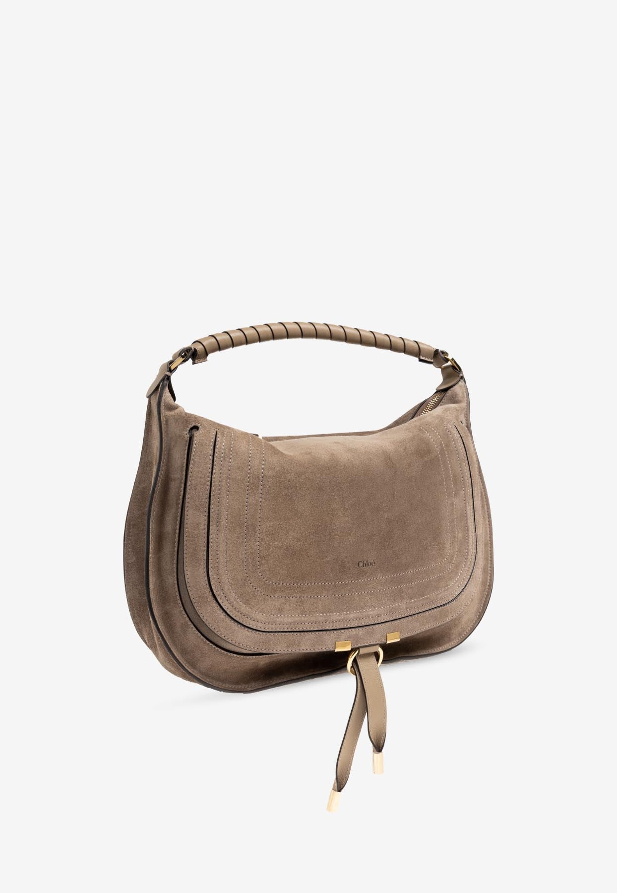 Marcie en Daim Sac Porté Épaule